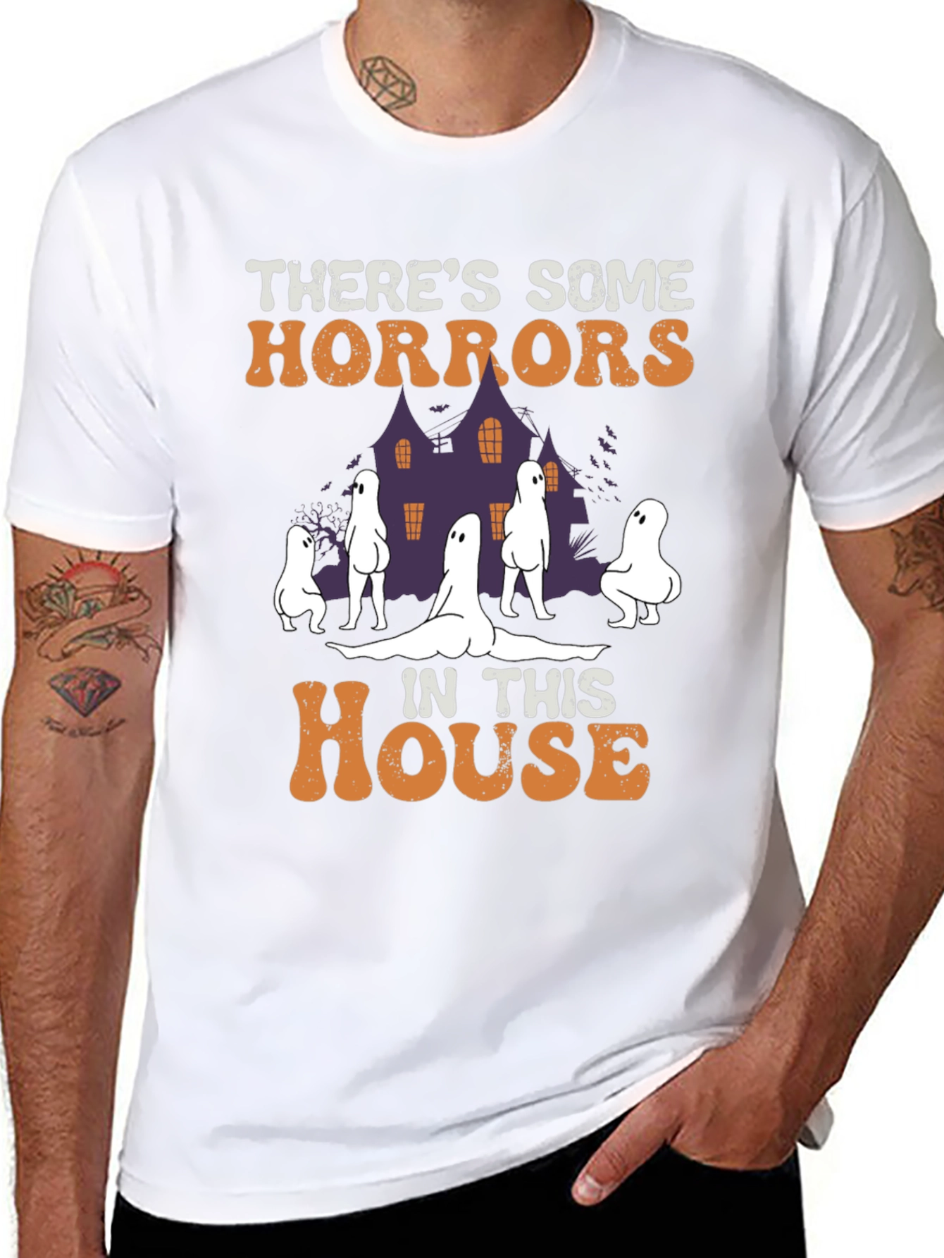 Halloween Horrors in This House Graphic Tee