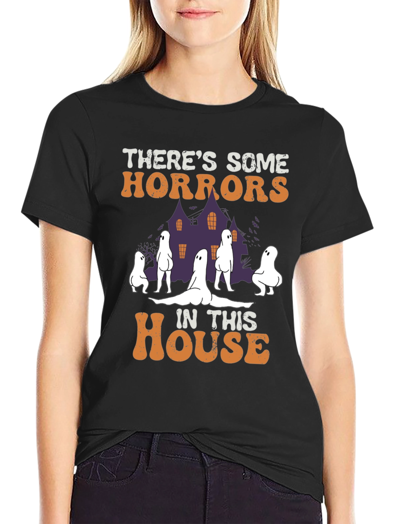 Halloween Horrors in This House Graphic Tee