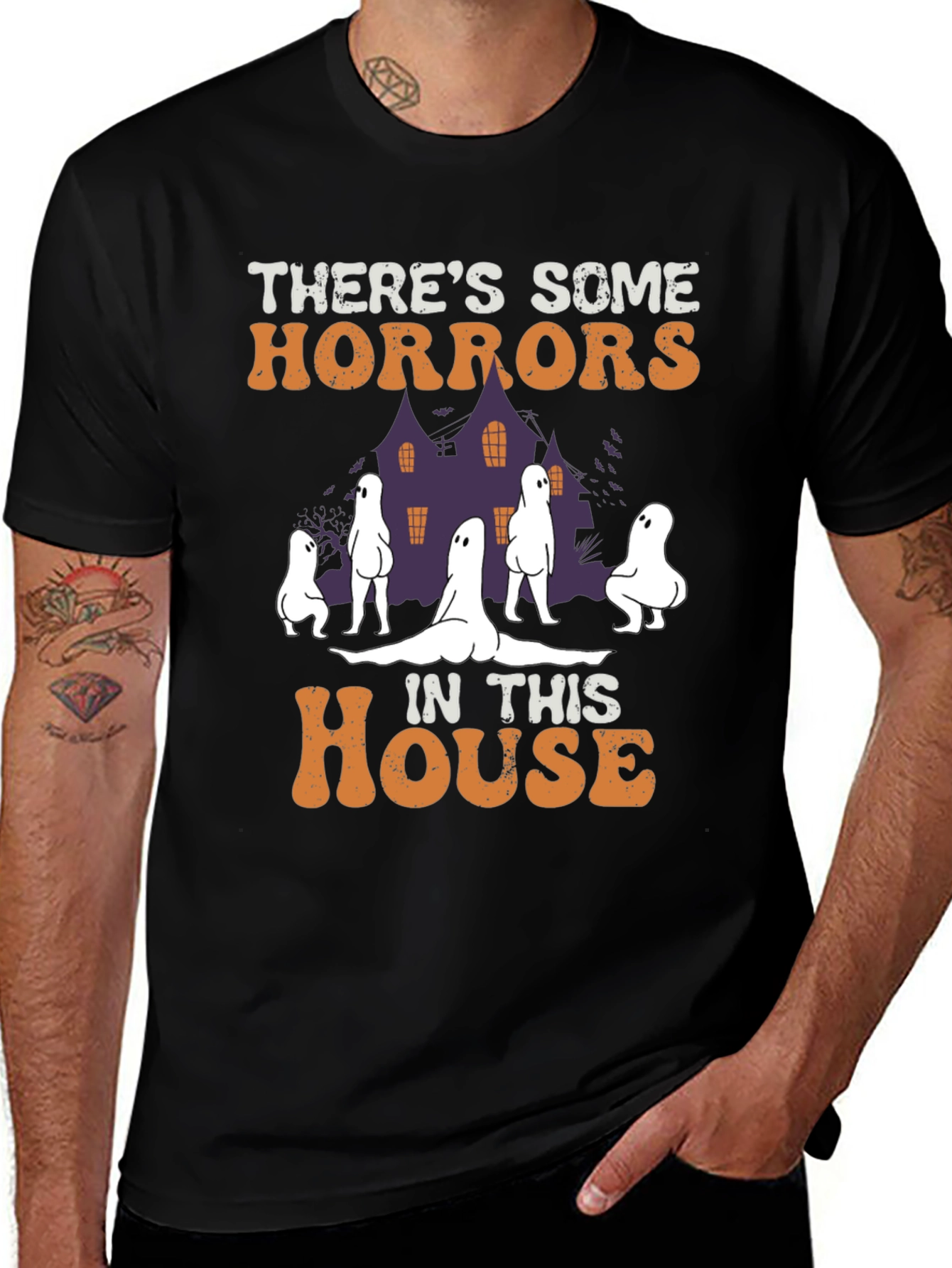 Halloween Horrors in This House Graphic Tee