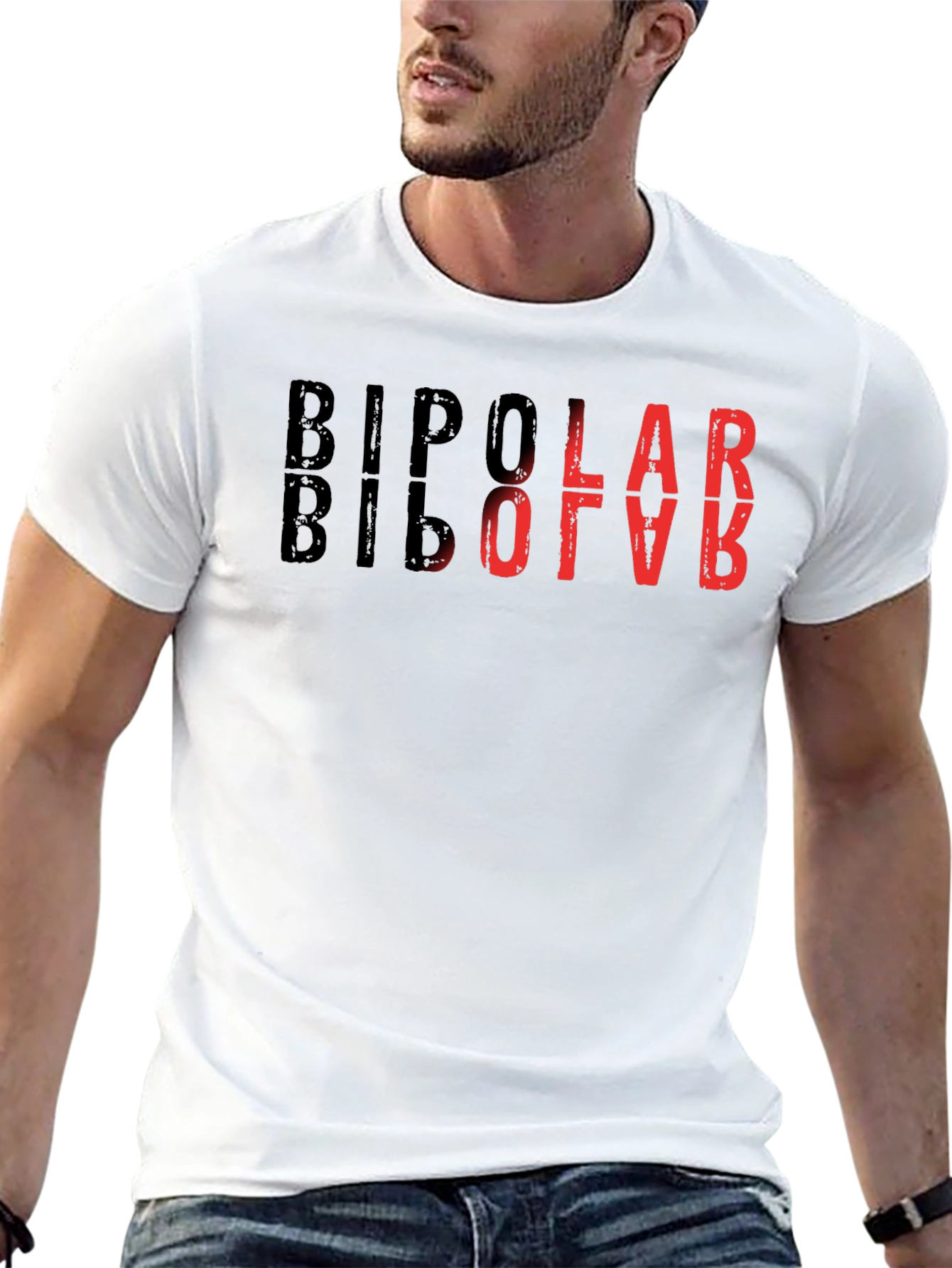 Bipolar Graphic Tee - Trendy Unisex T-Shirt