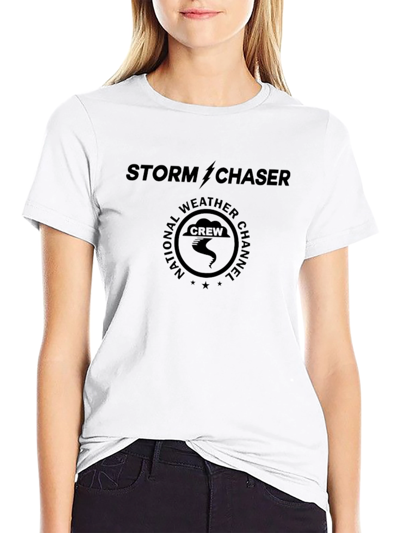 Storm Chaser Crew Black T-Shirt