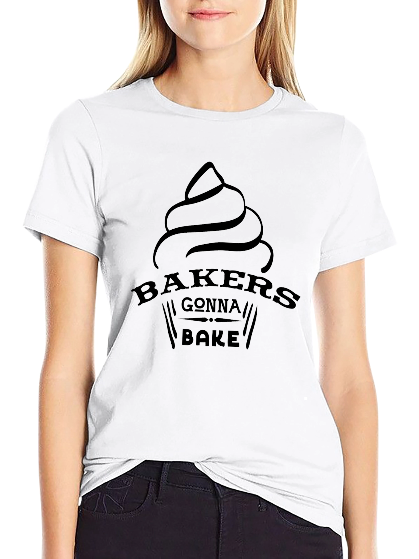 Bakers Gonna Bake Graphic T-Shirt - Black