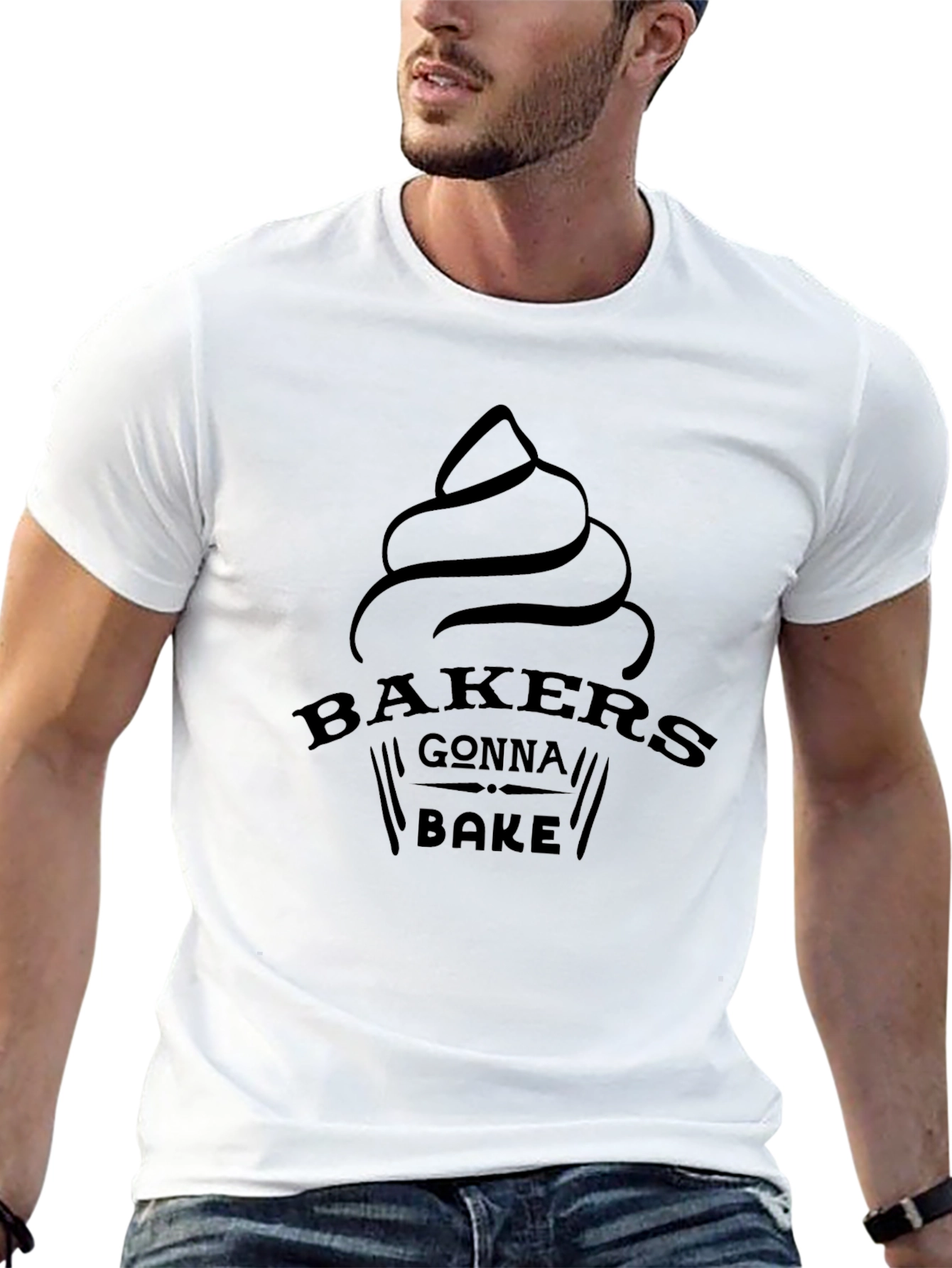 Bakers Gonna Bake Graphic T-Shirt - Black
