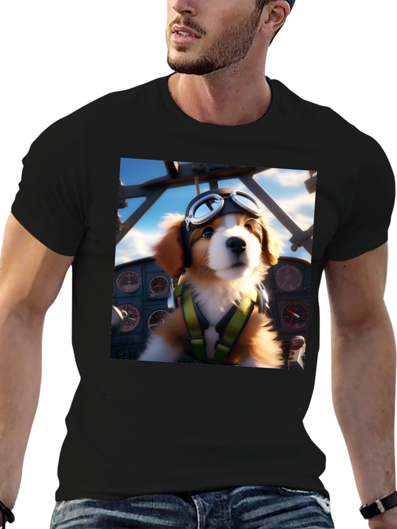 Pilot Pup Tee - Aviation Adventure Shirt