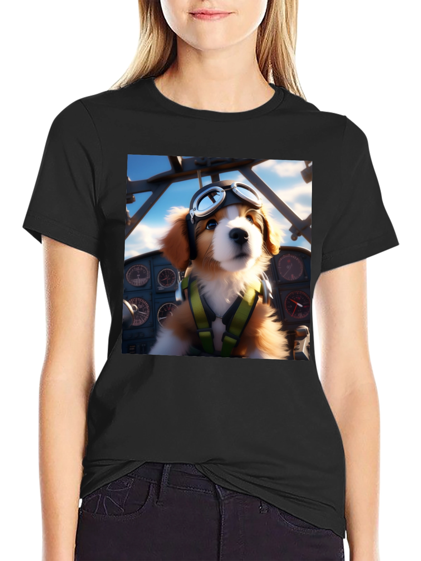 Pilot Pup Tee - Aviation Adventure Shirt