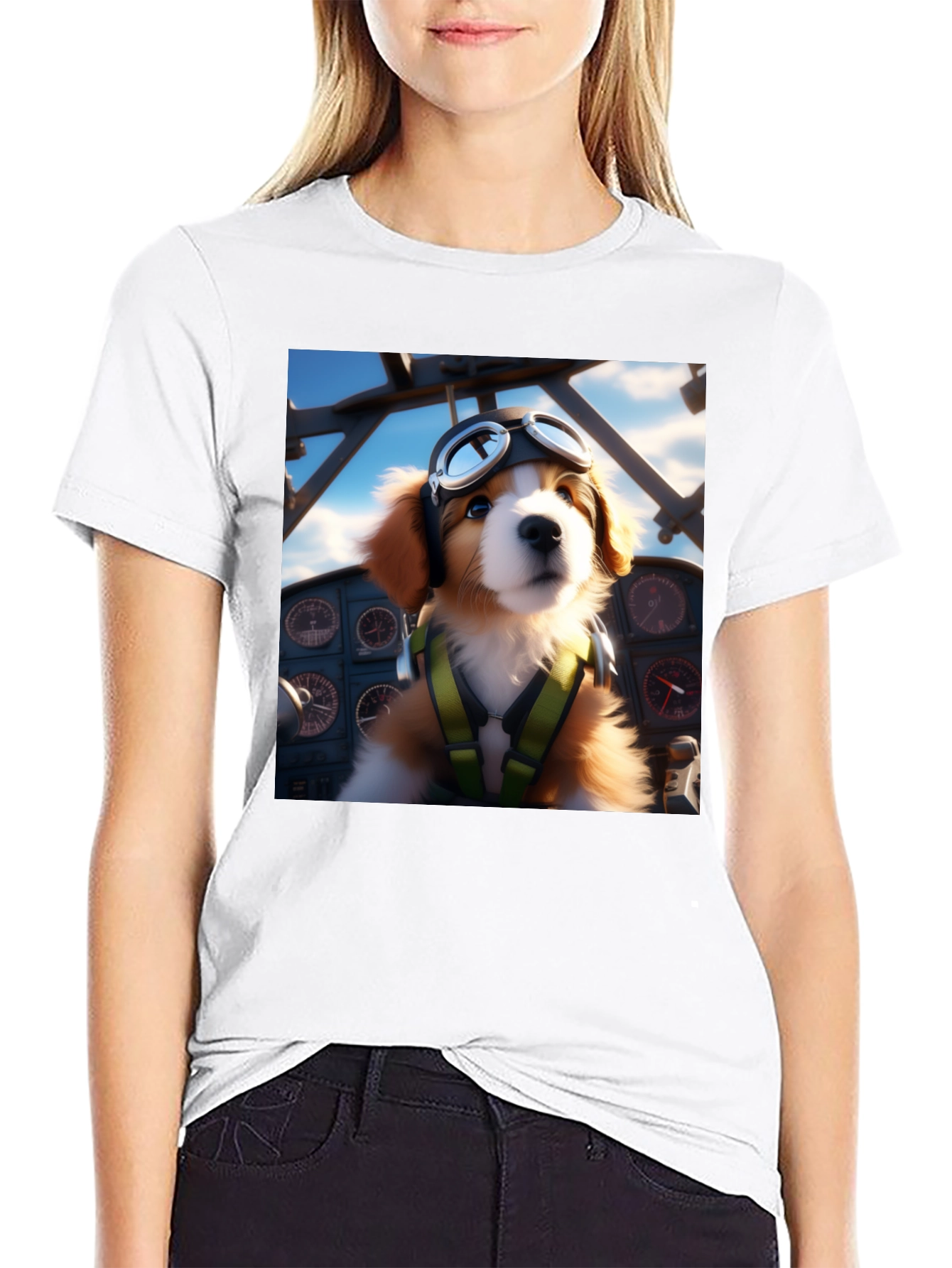 Pilot Pup Tee - Aviation Adventure Shirt