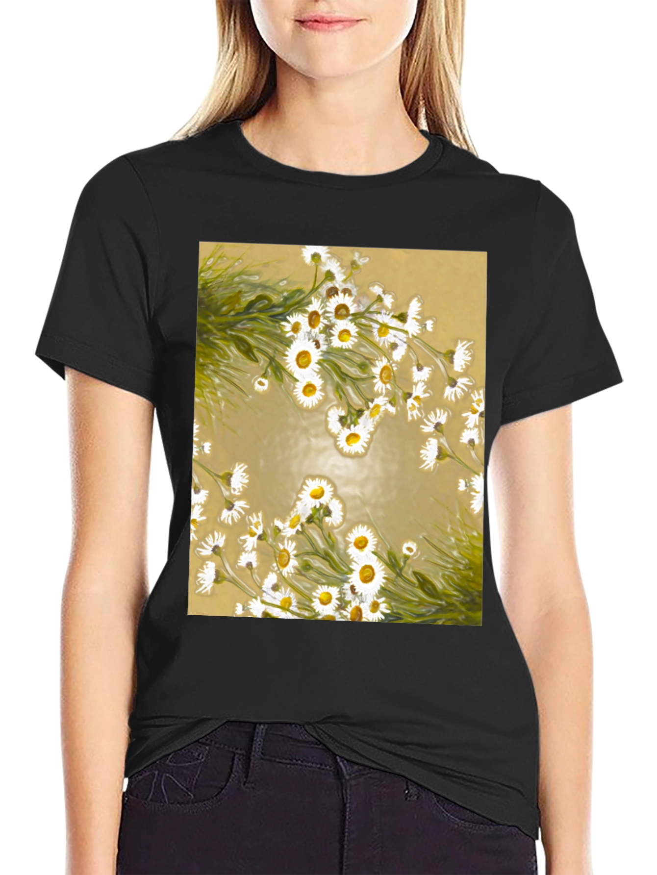 Floral Graphic T-Shirt - Daisy Delight