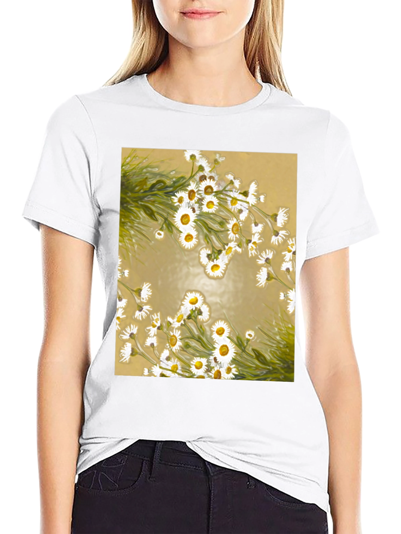 Floral Graphic T-Shirt - Daisy Delight