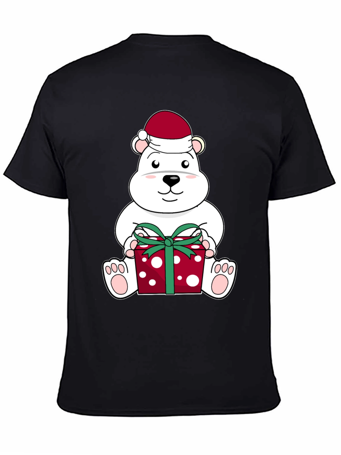 Festive Polar Bear Christmas T-Shirt