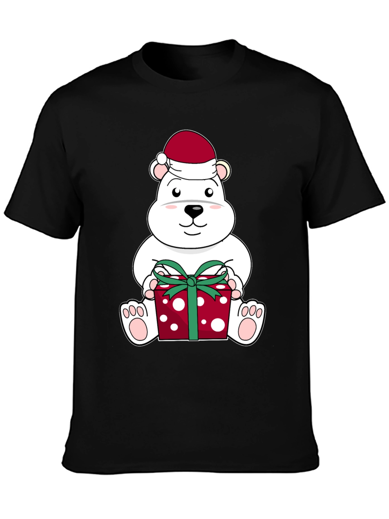 Festive Polar Bear Christmas T-Shirt