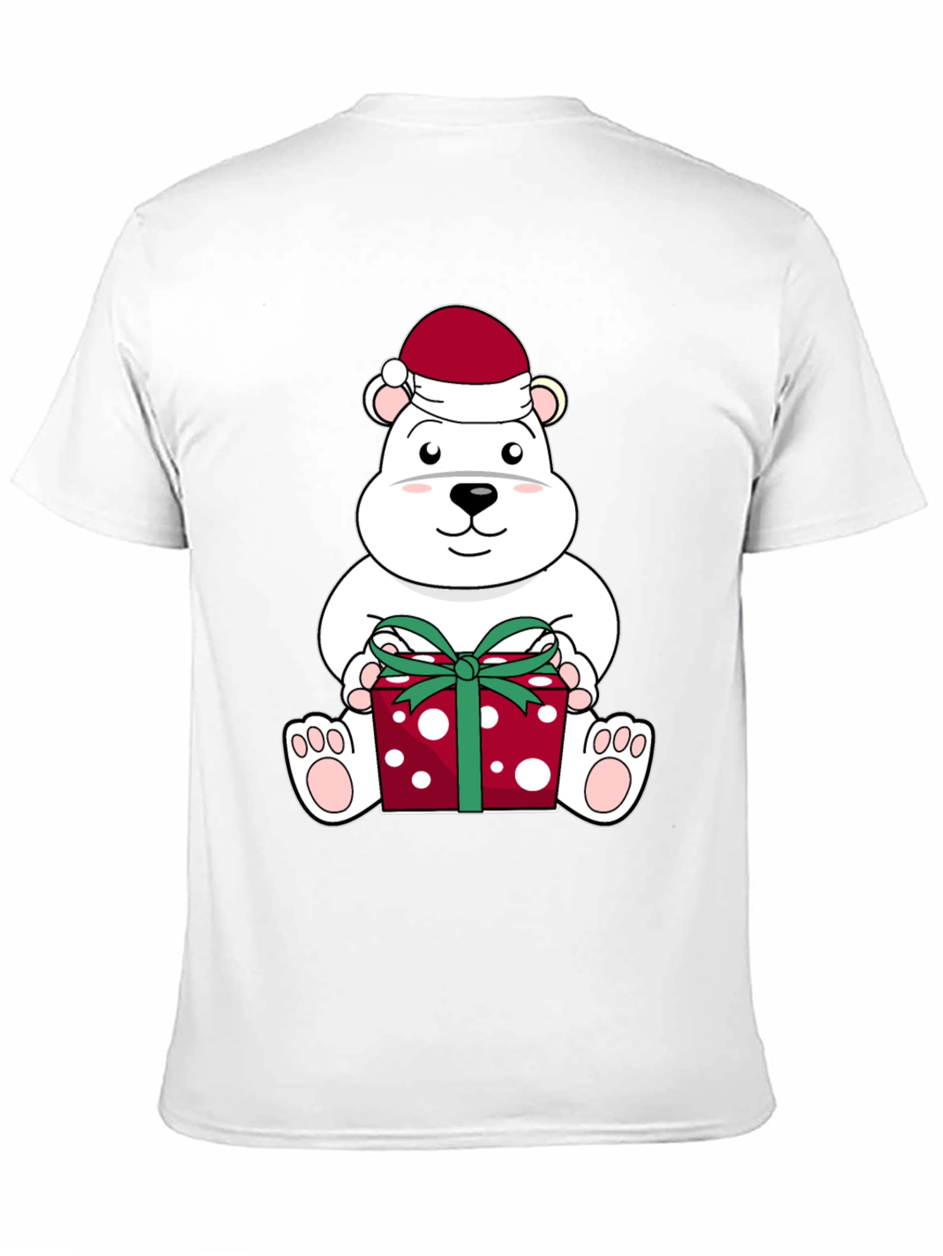 Festive Polar Bear Christmas T-Shirt