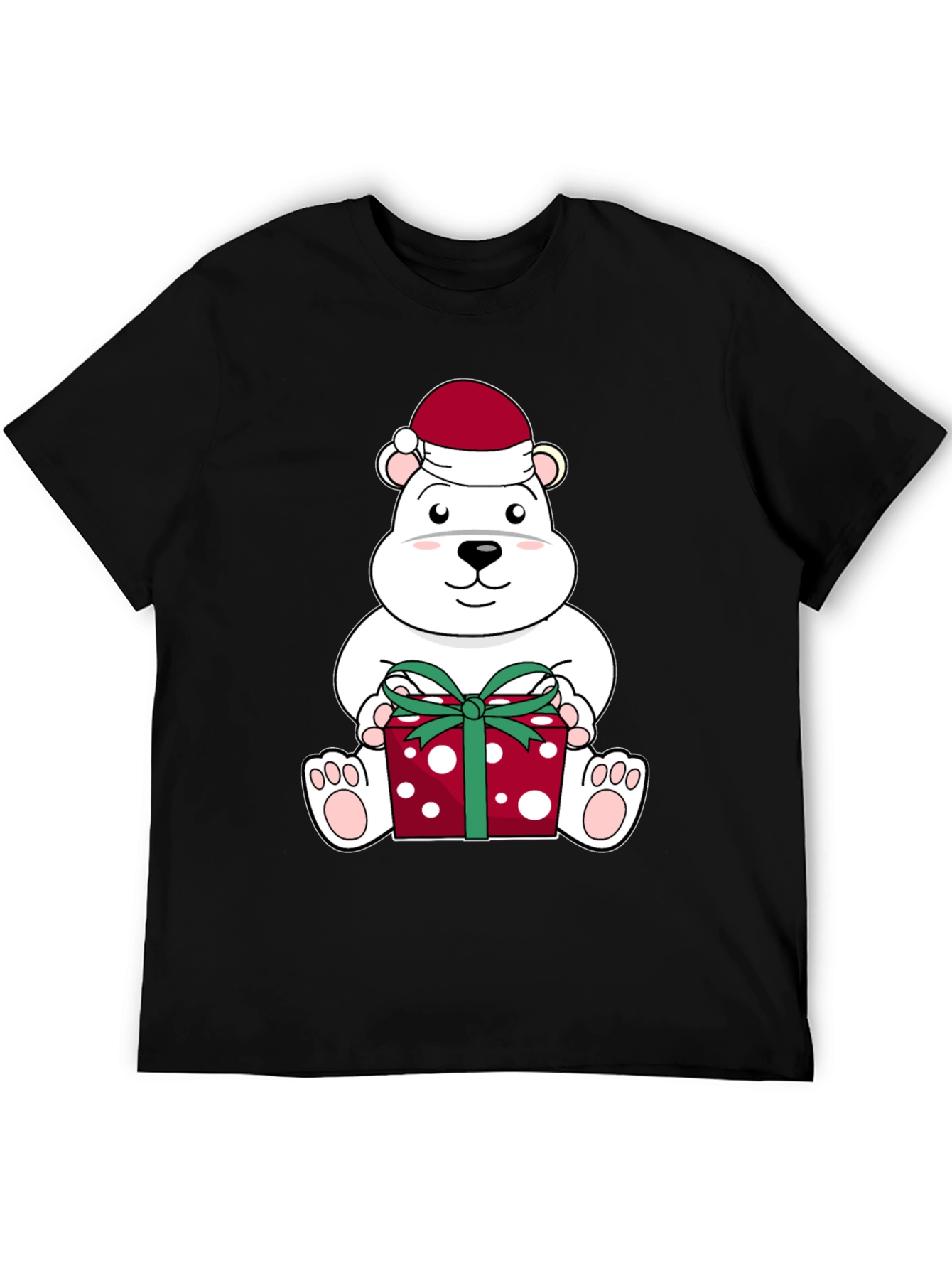 Festive Polar Bear Christmas T-Shirt