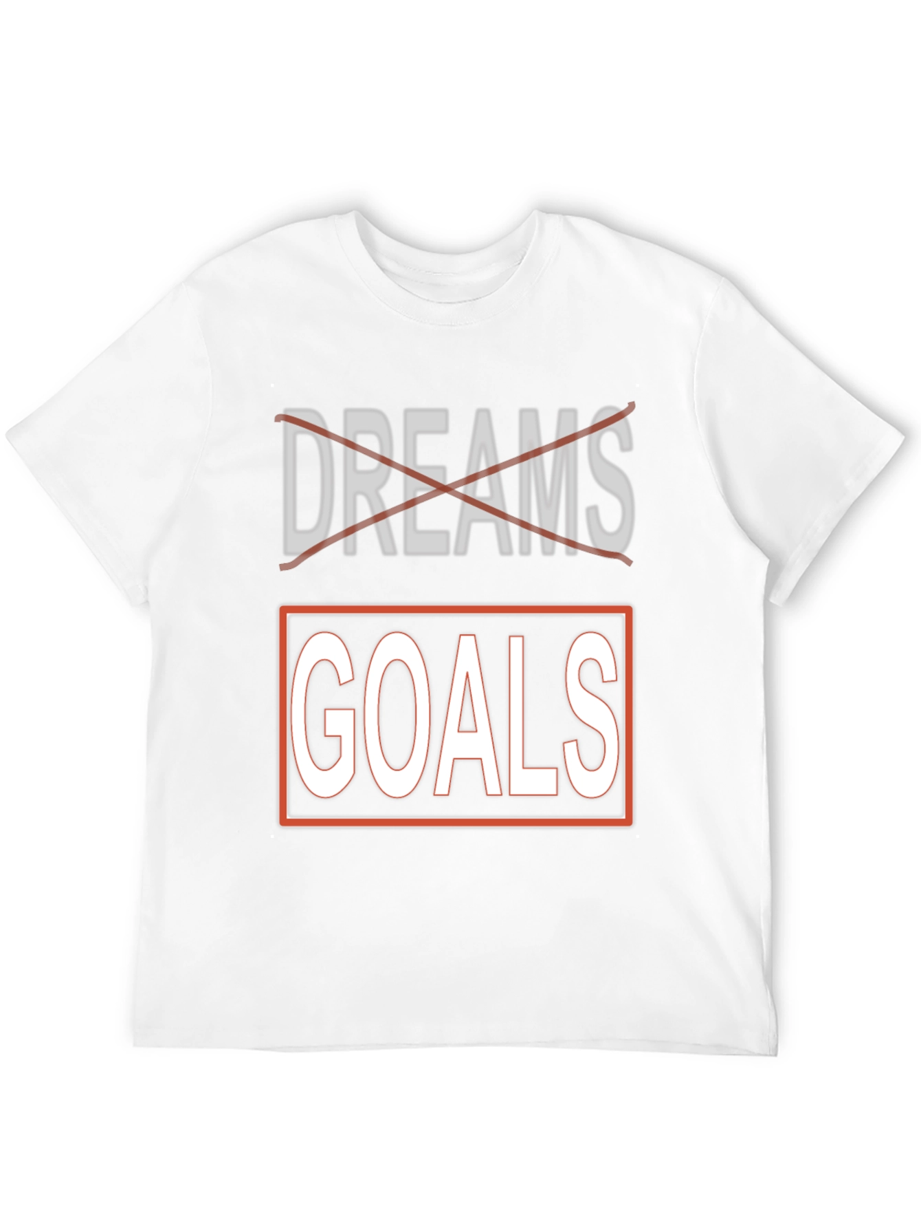Dreams Goals Black Graphic T-Shirt