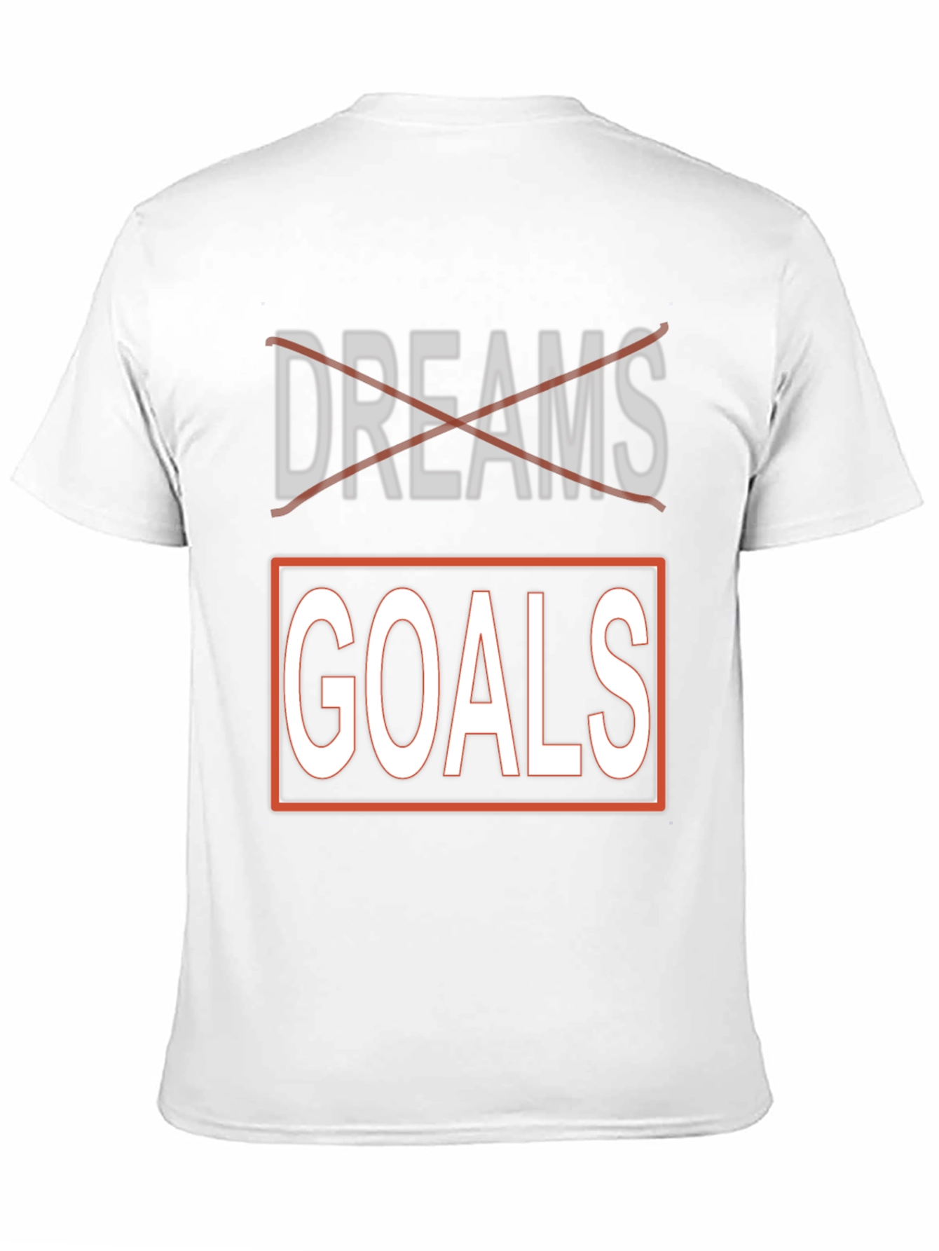 Dreams Goals Black Graphic T-Shirt