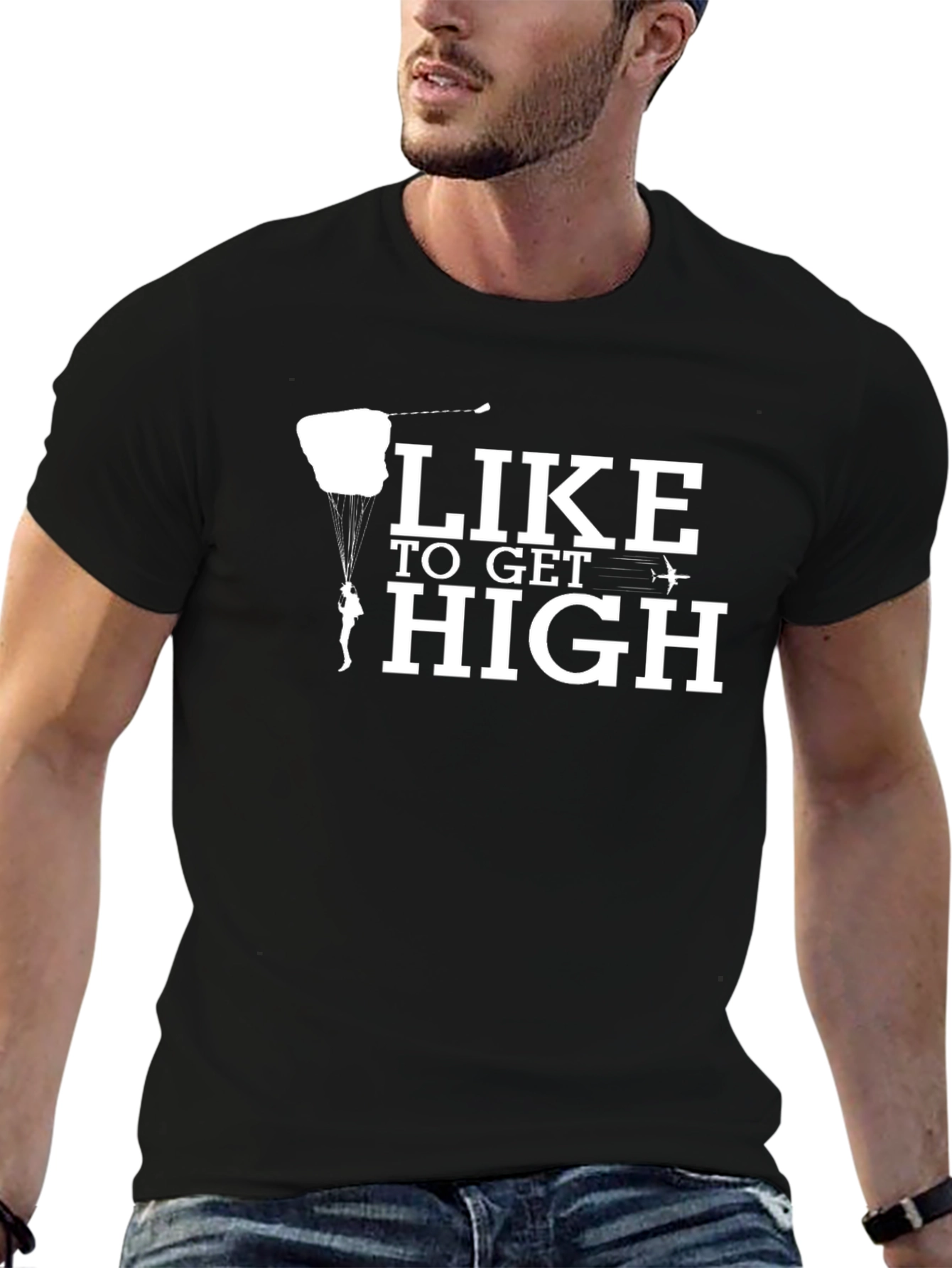 Like To Get High Skydiving T-Shirt