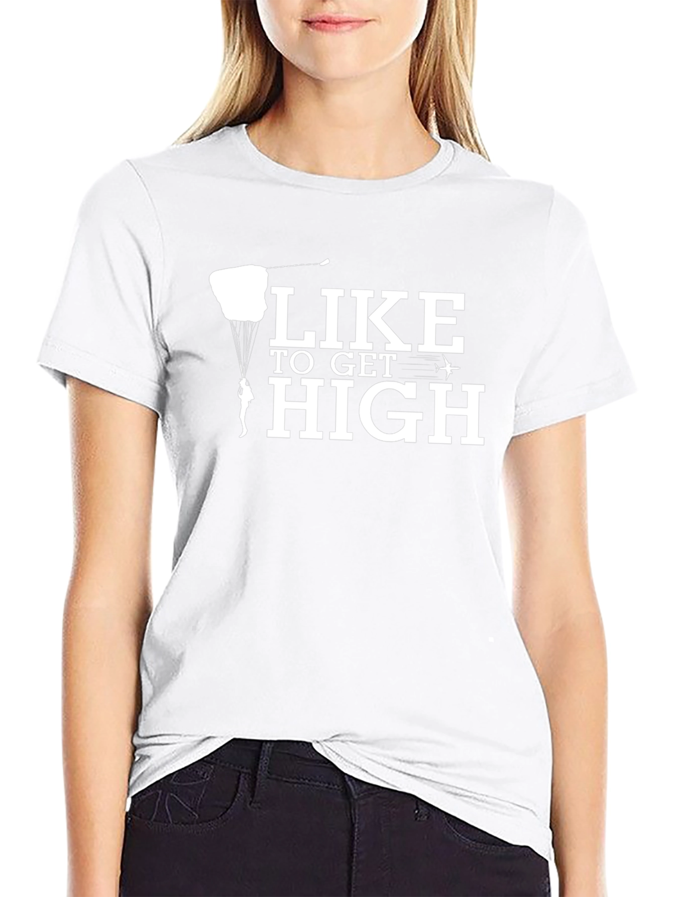 Like To Get High Skydiving T-Shirt