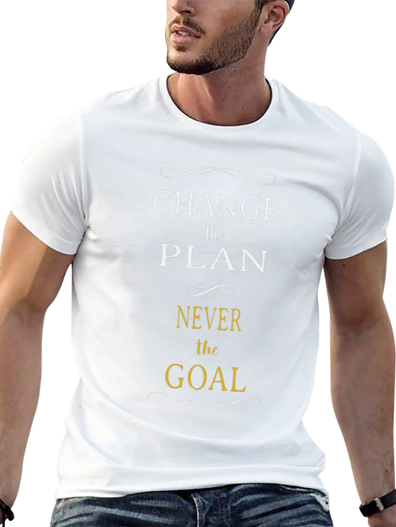 Change the Plan Never the Goal Graphic Tee