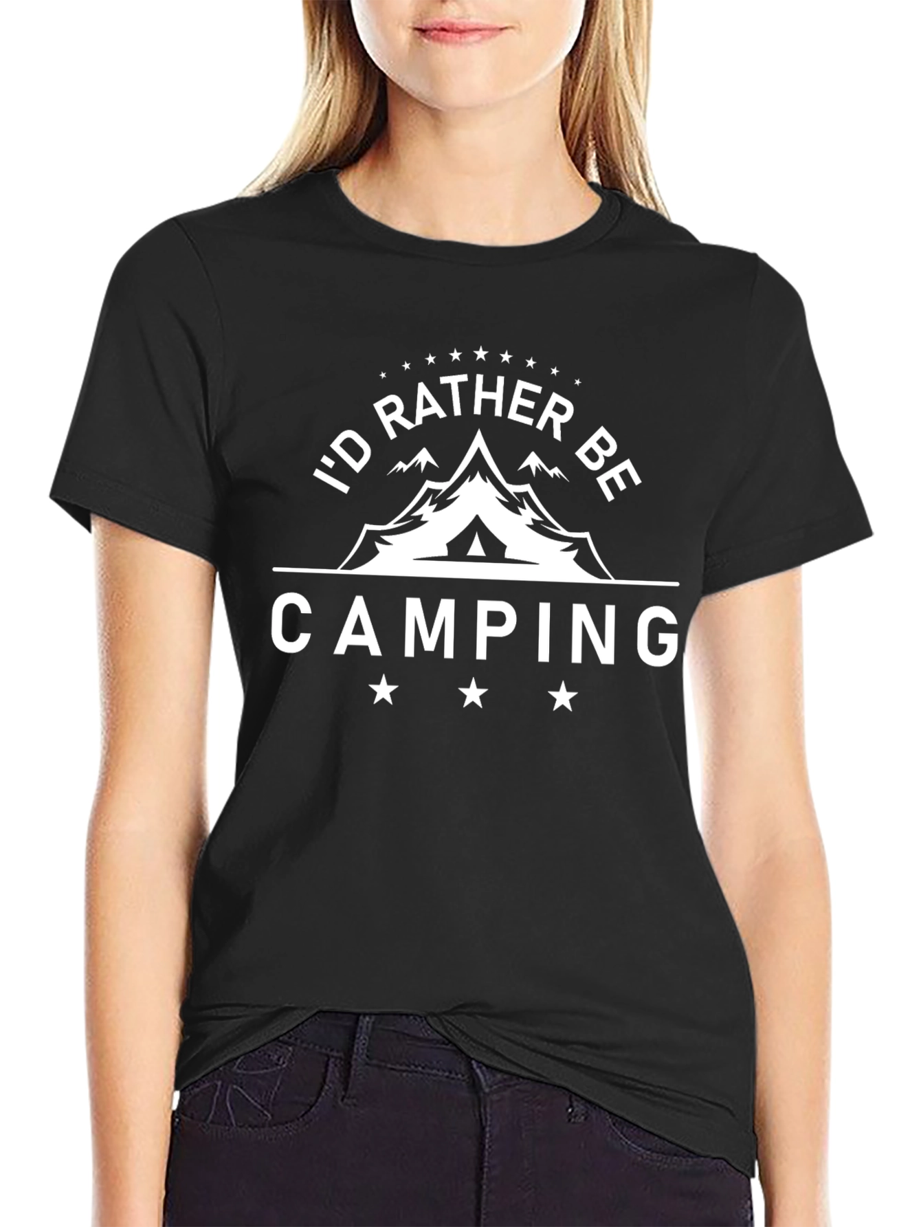 Camping Graphic Tee - Id Rather Be Camping