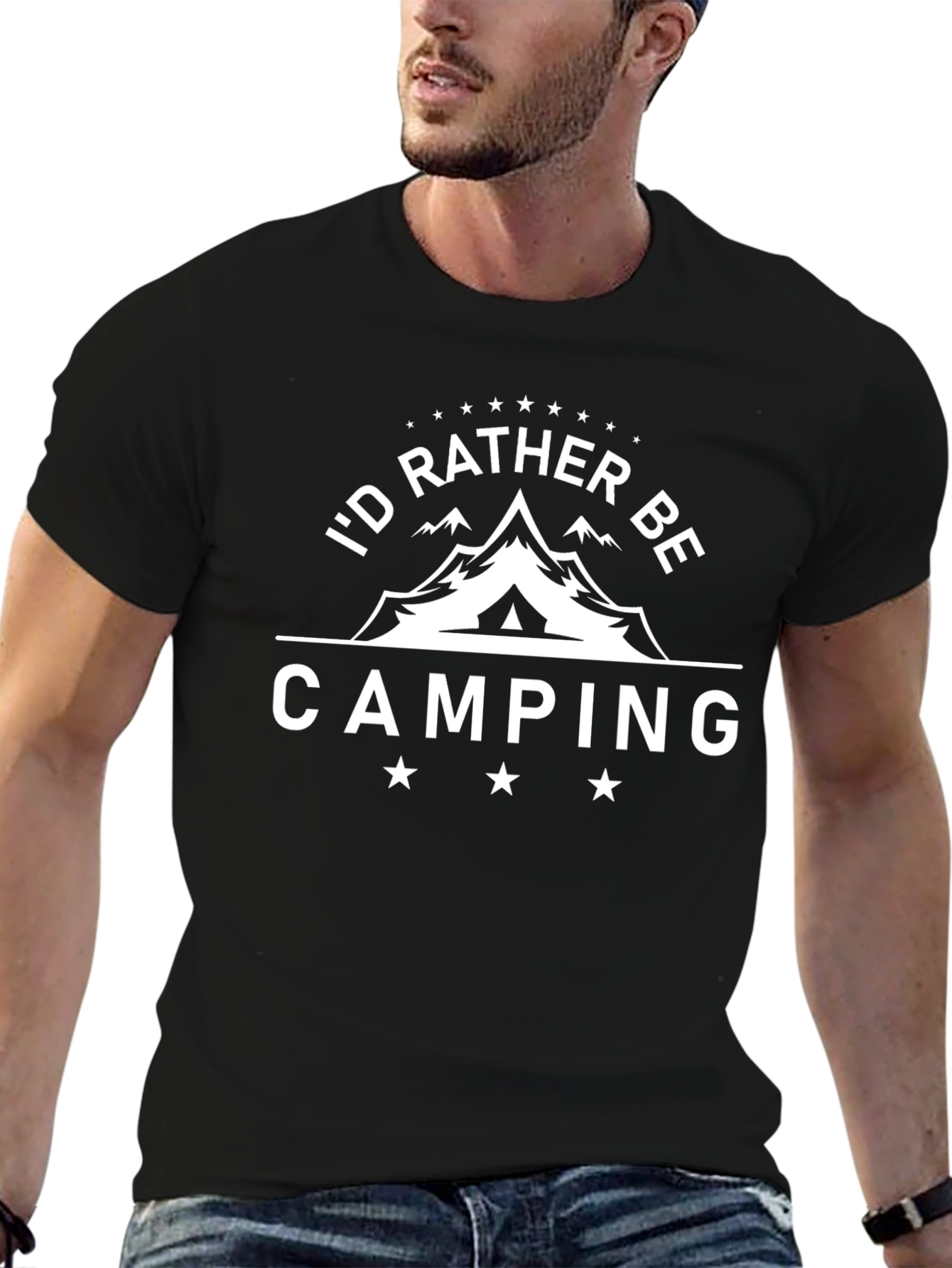 Camping Graphic Tee - Id Rather Be Camping