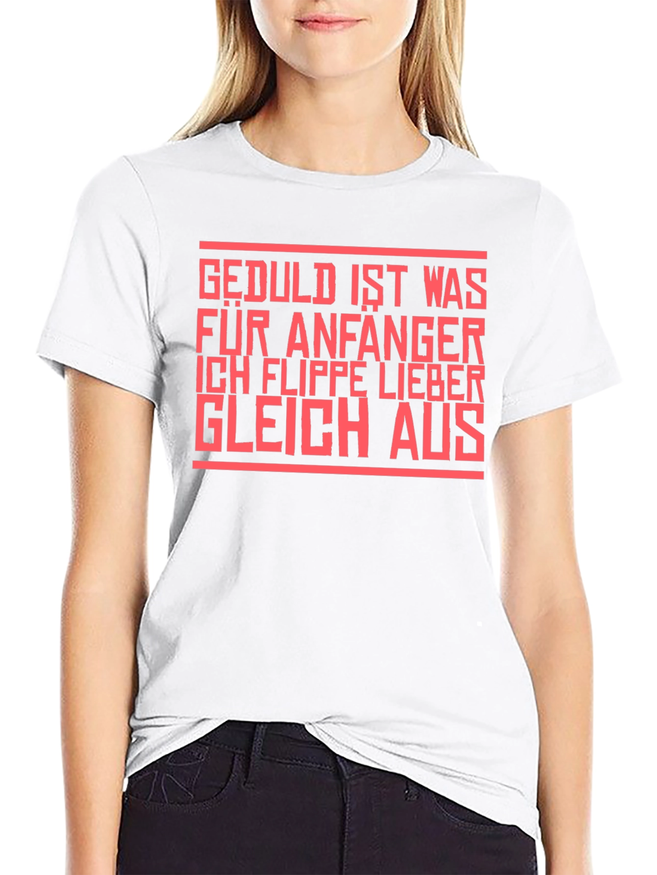 Edgy Slogan Tee: Patience is for Beginners