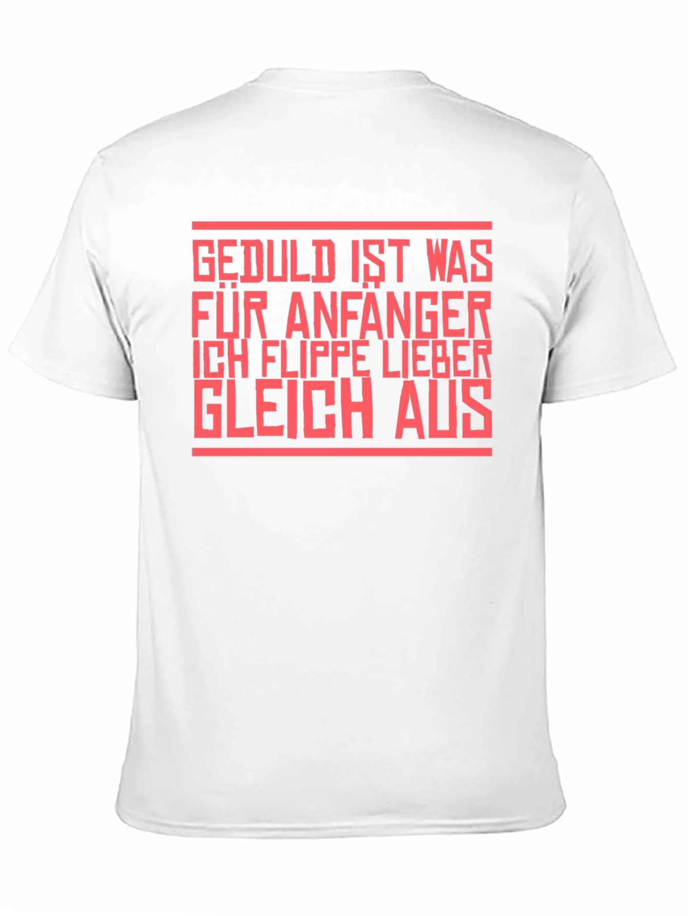Edgy Slogan Tee: Patience is for Beginners