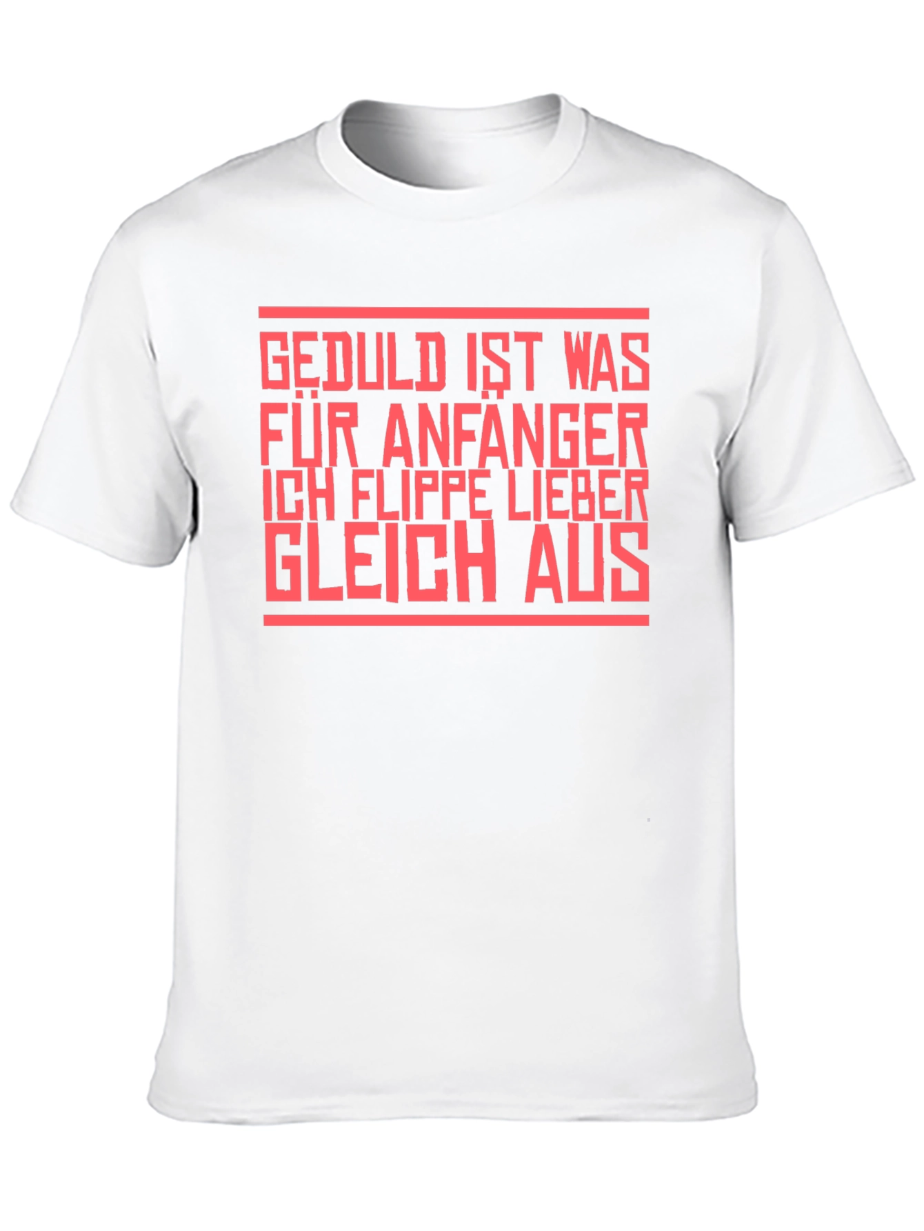 Edgy Slogan Tee: Patience is for Beginners