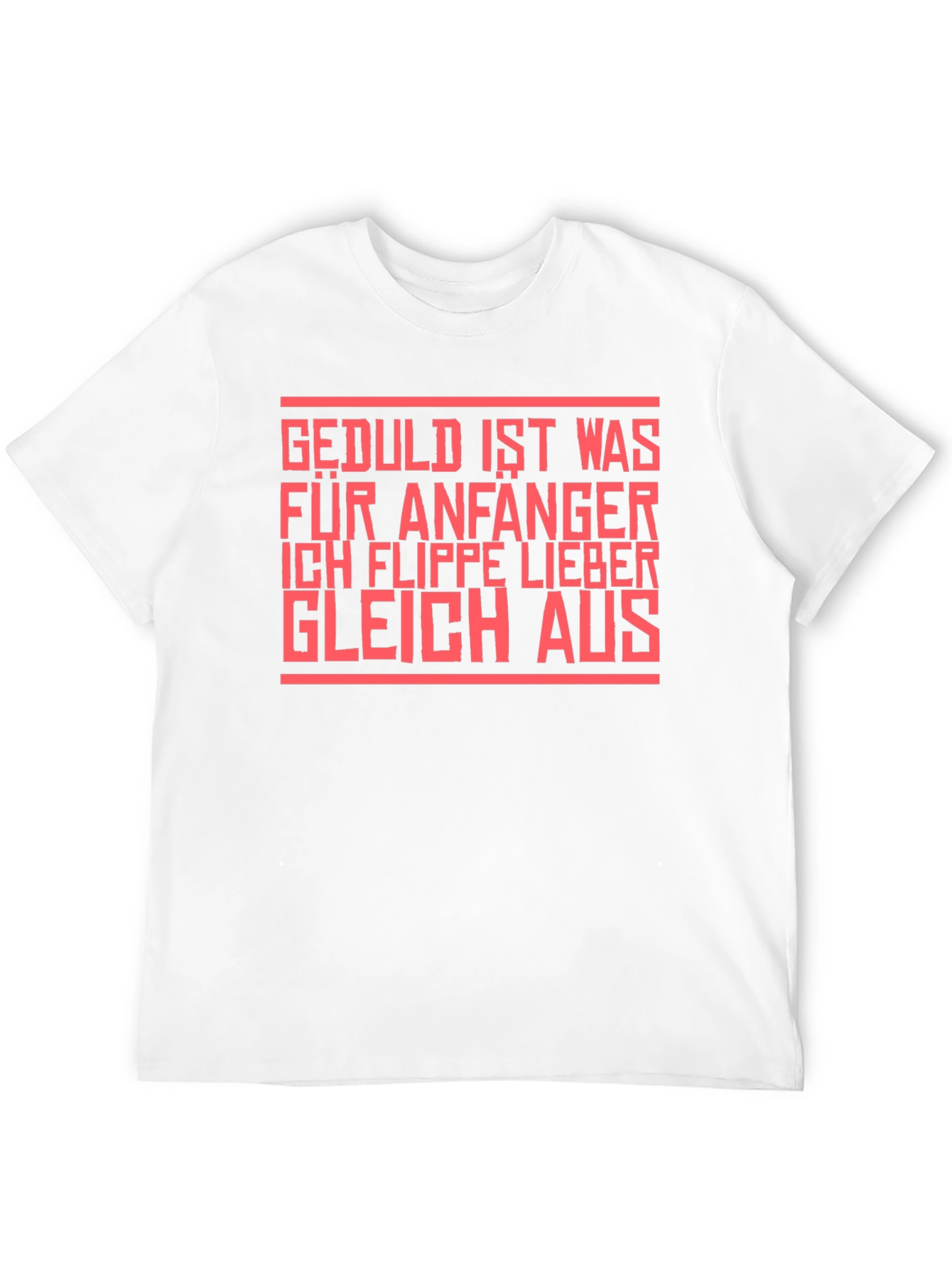 Edgy Slogan Tee: Patience is for Beginners