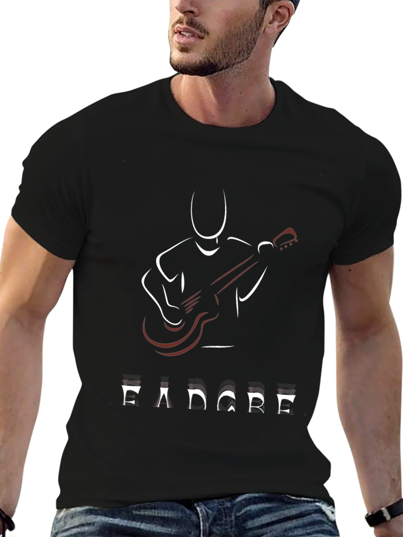 Guitarist Graphic Tee - Stylish Musician T-Shirt