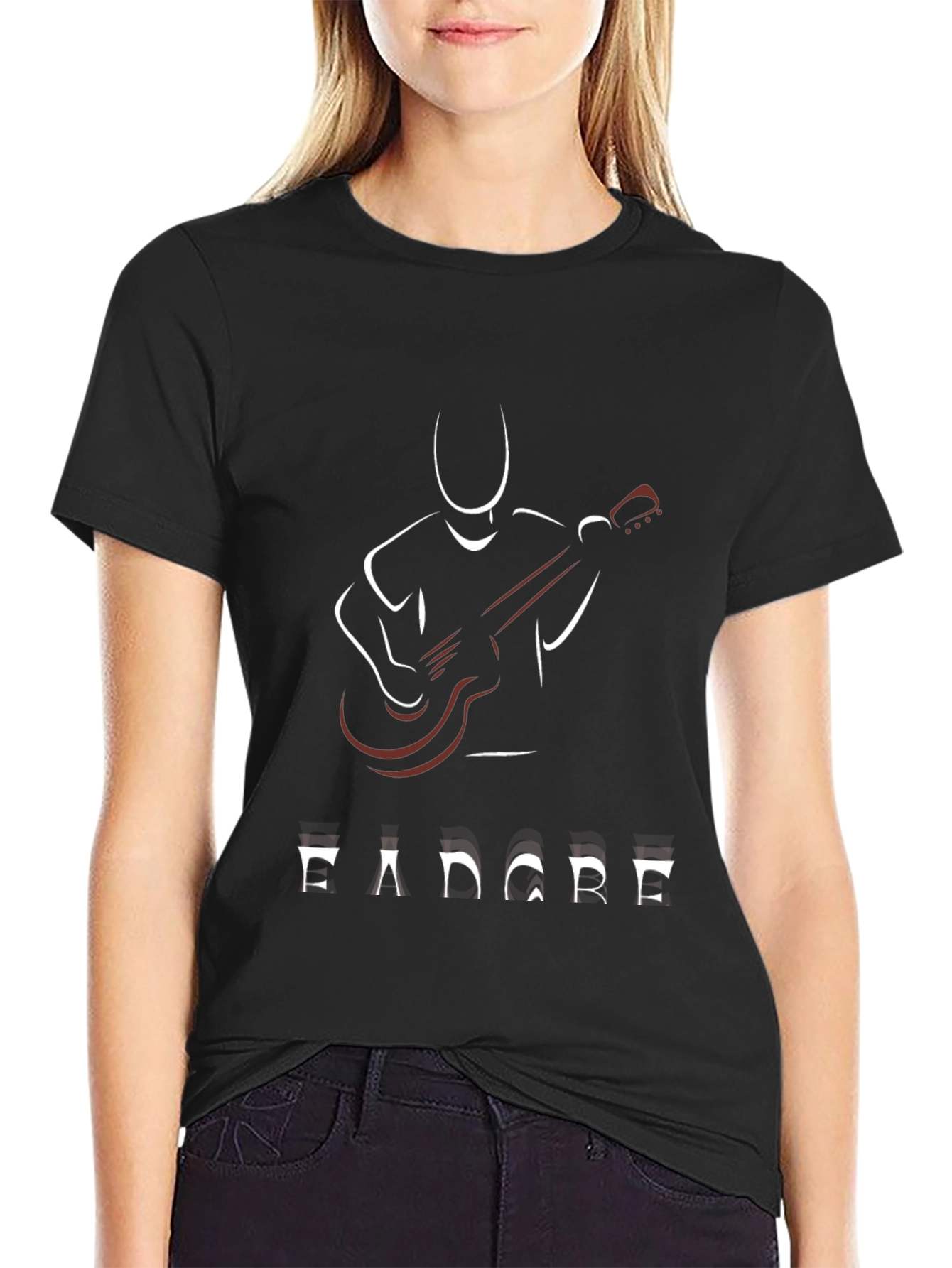 Guitarist Graphic Tee - Stylish Musician T-Shirt