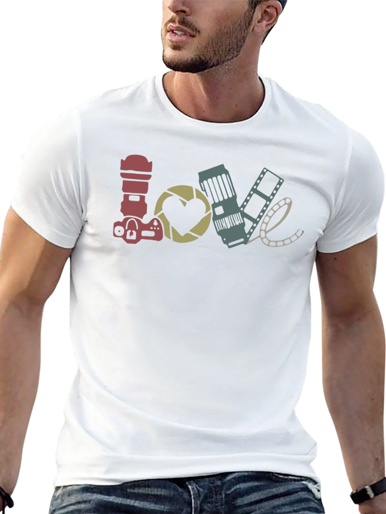 Photographer LOVE T-Shirt Camera Film