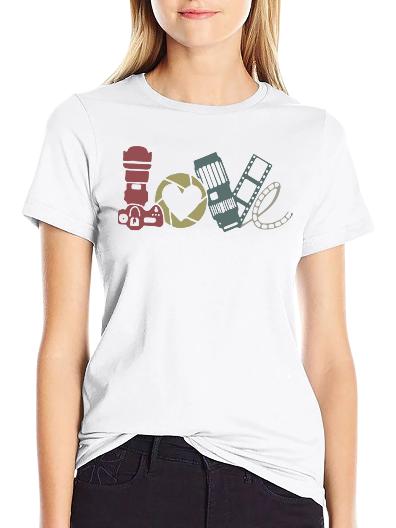 Photographer LOVE T-Shirt Camera Film