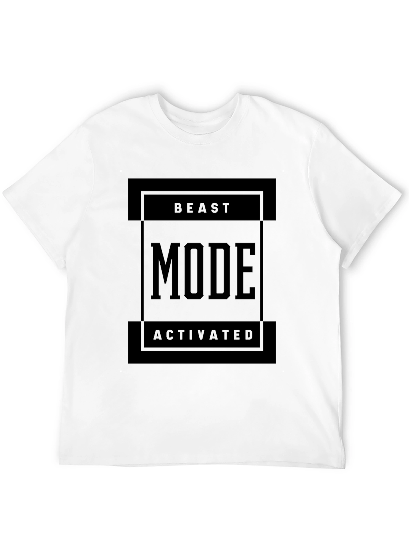 Beast Mode Activated Black T-Shirt - Motivational Gym Wear