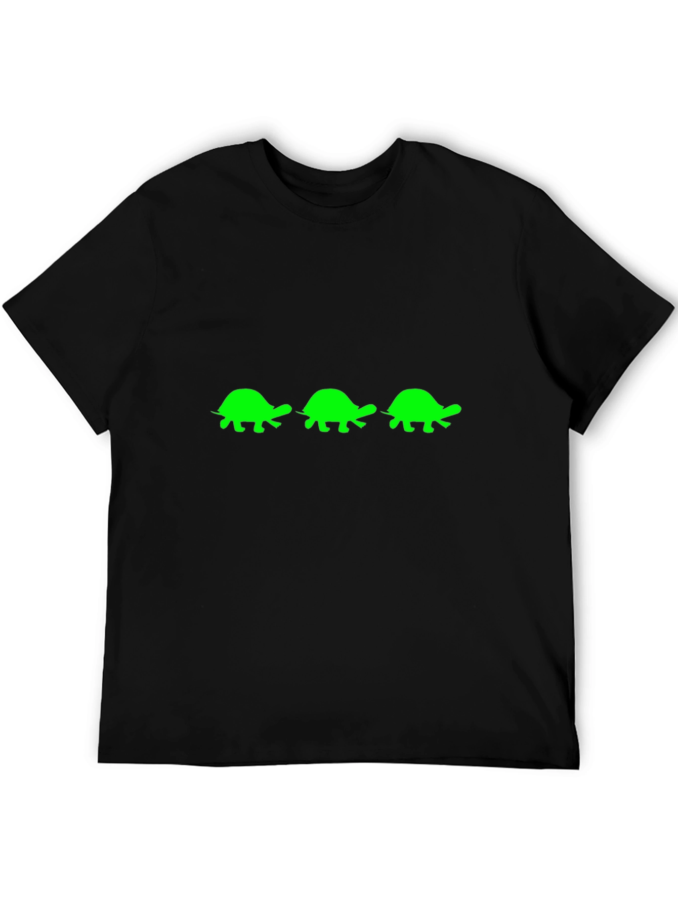 Turtle Trio Graphic Tee - Black