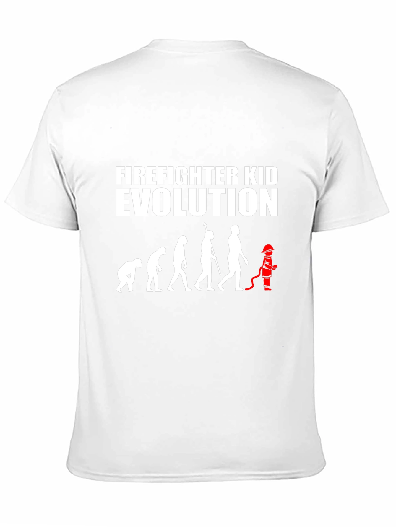 Firefighter Kid Evolution T-Shirt - Black