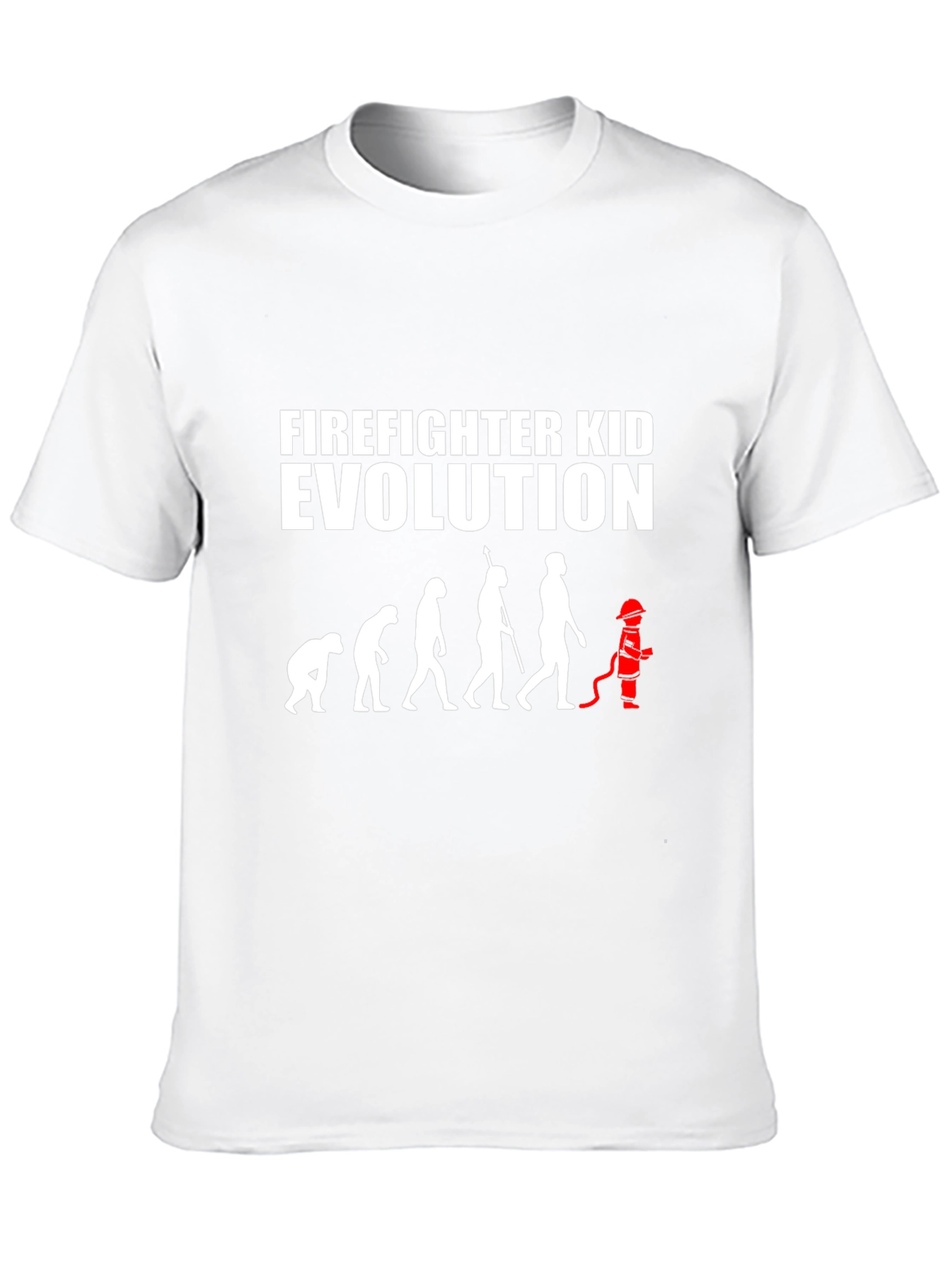 Firefighter Kid Evolution T-Shirt - Black