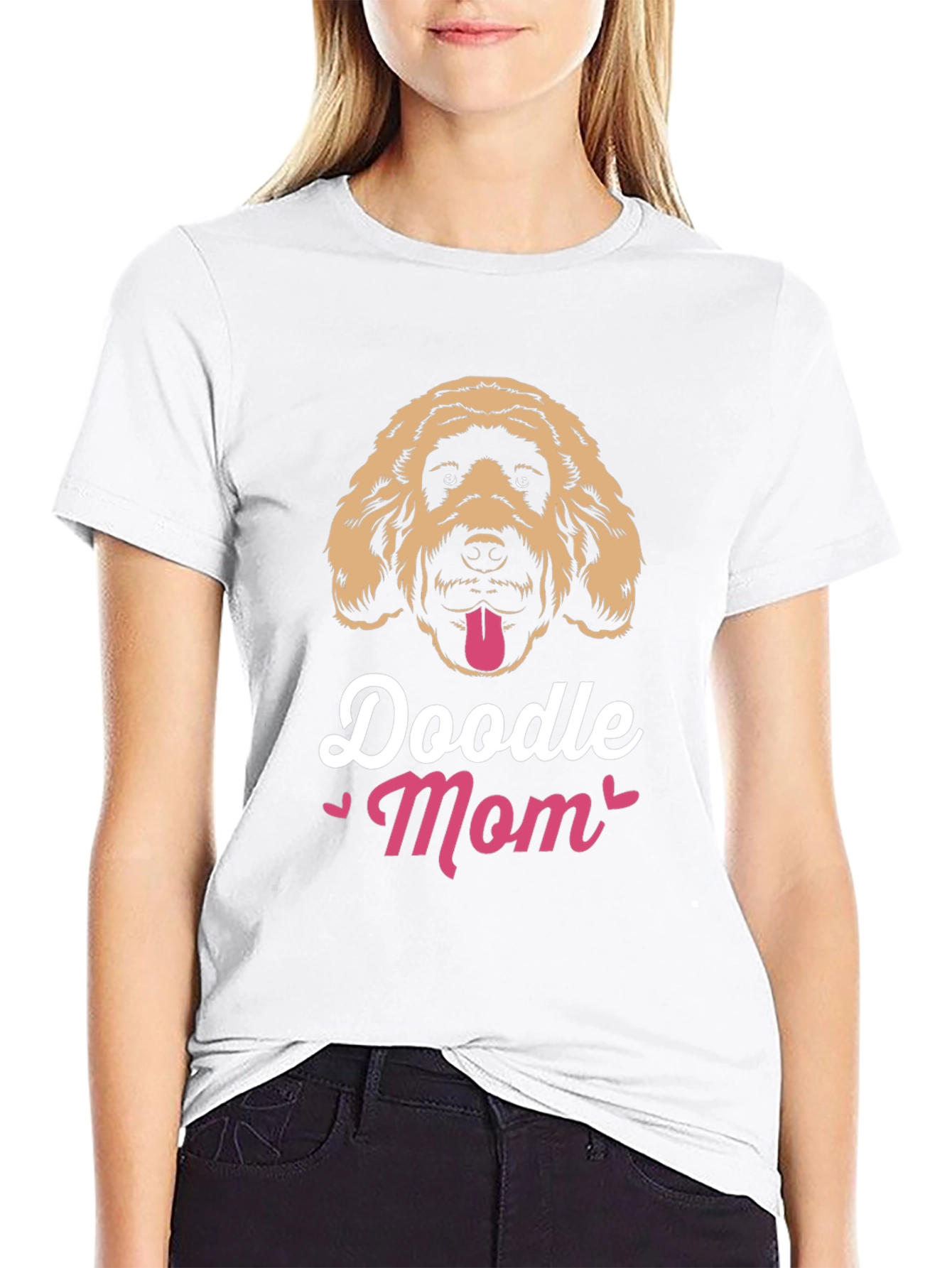 Doodle Mom Graphic Tee - Cute Dog Lover Shirt