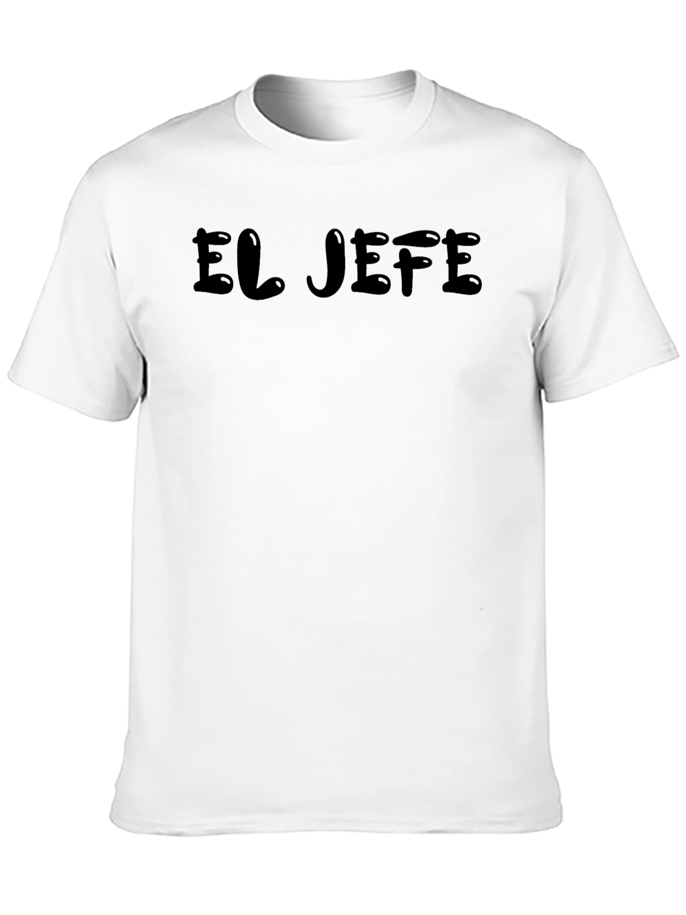 El Jefe Black Graphic T-Shirt - Casual Style
