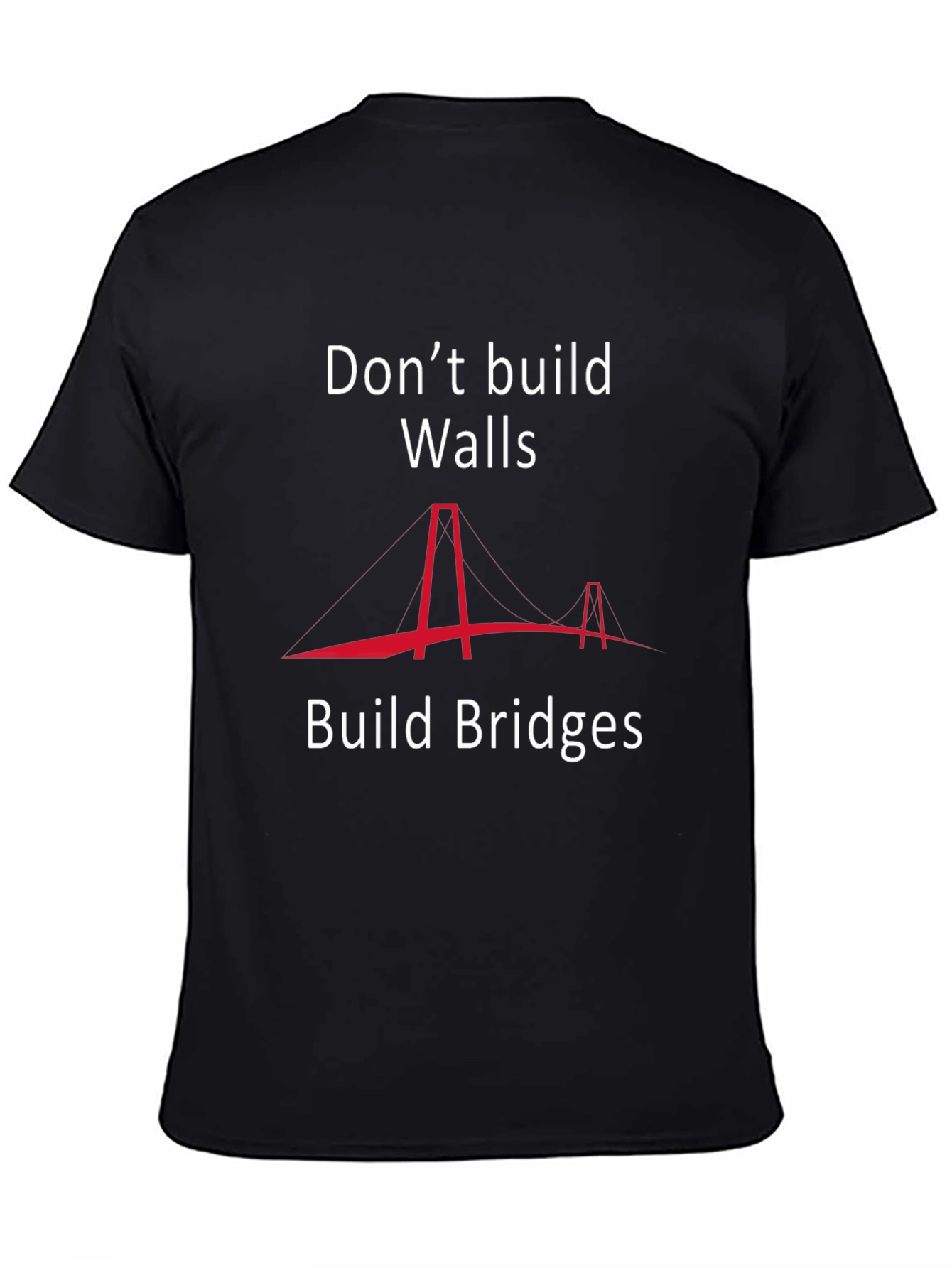 Build Bridges T-Shirt - Inspirational Graphic Tee