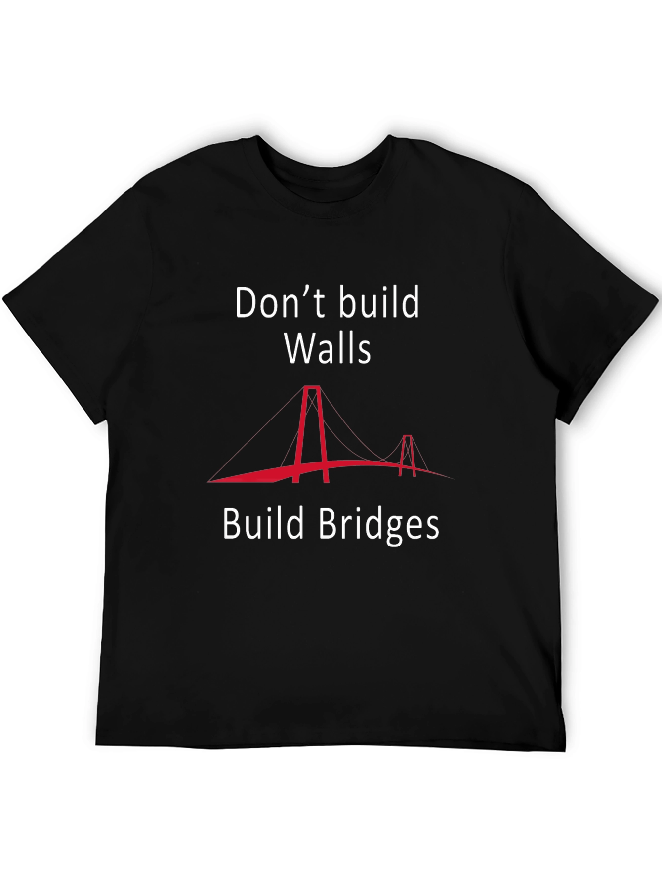 Build Bridges T-Shirt - Inspirational Graphic Tee