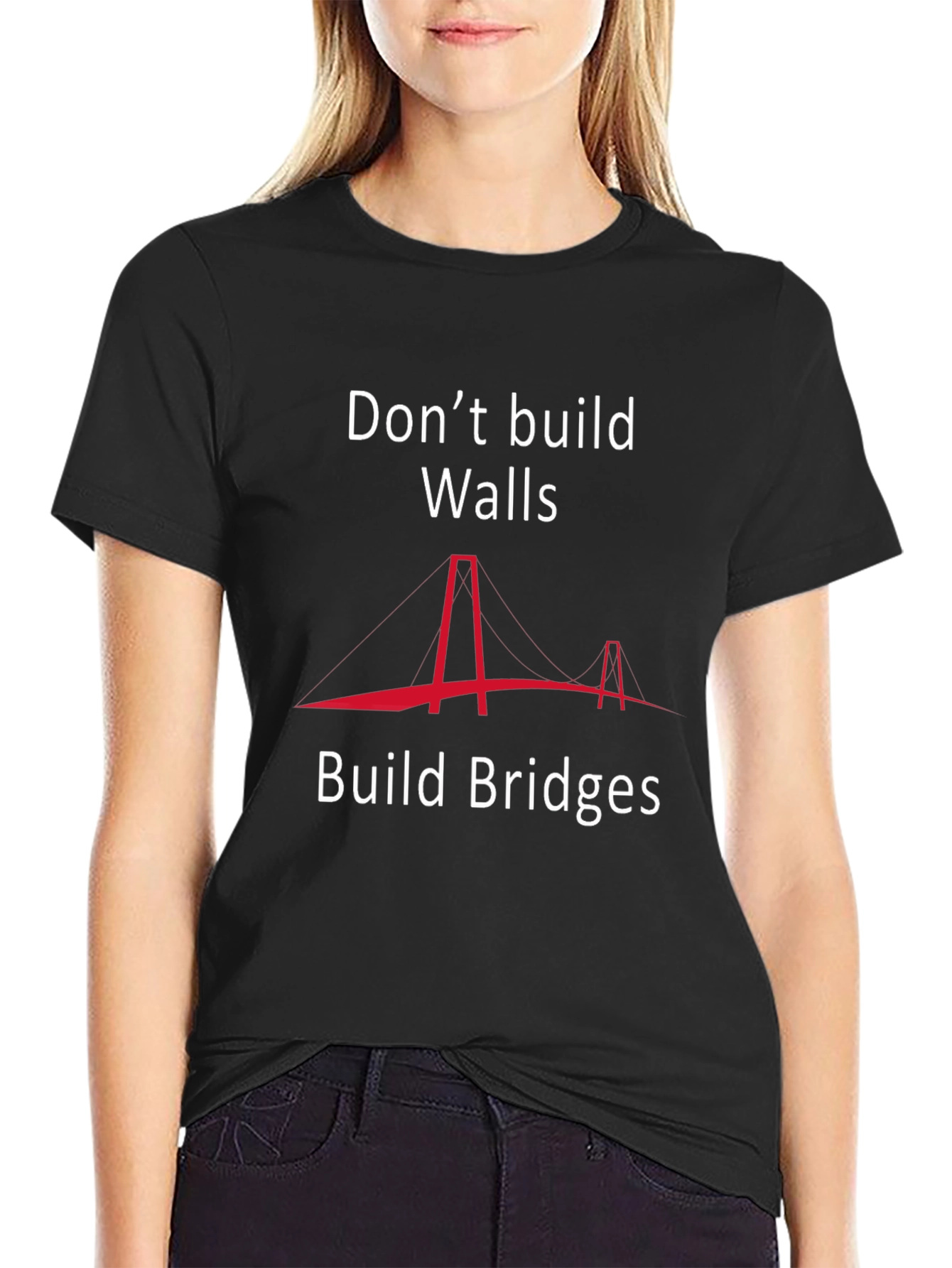 Build Bridges T-Shirt - Inspirational Graphic Tee