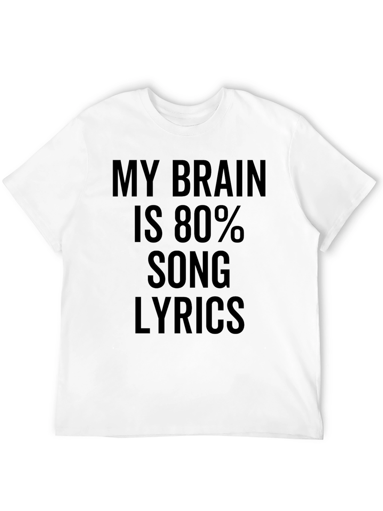 Song Lyrics T-Shirt - Music Lover Tee