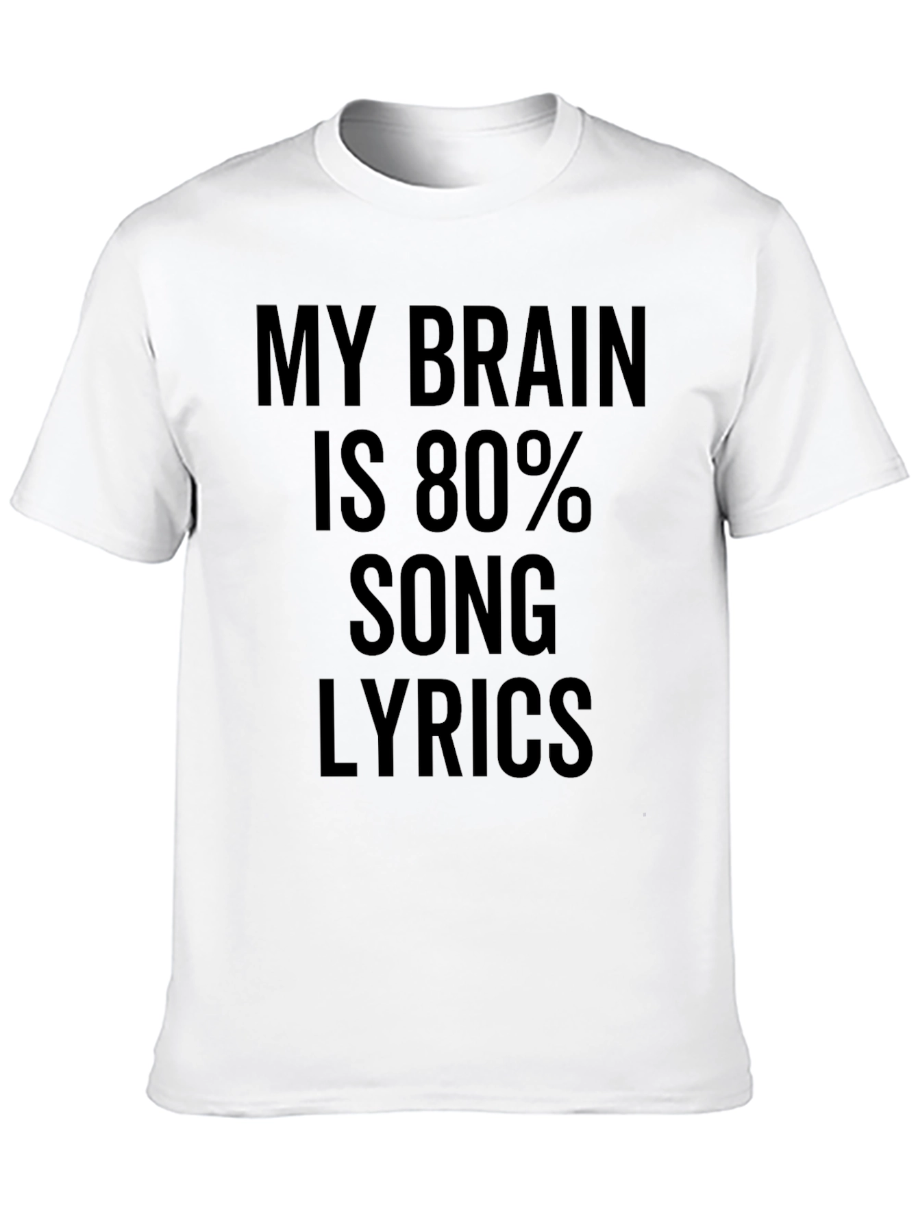 Song Lyrics T-Shirt - Music Lover Tee