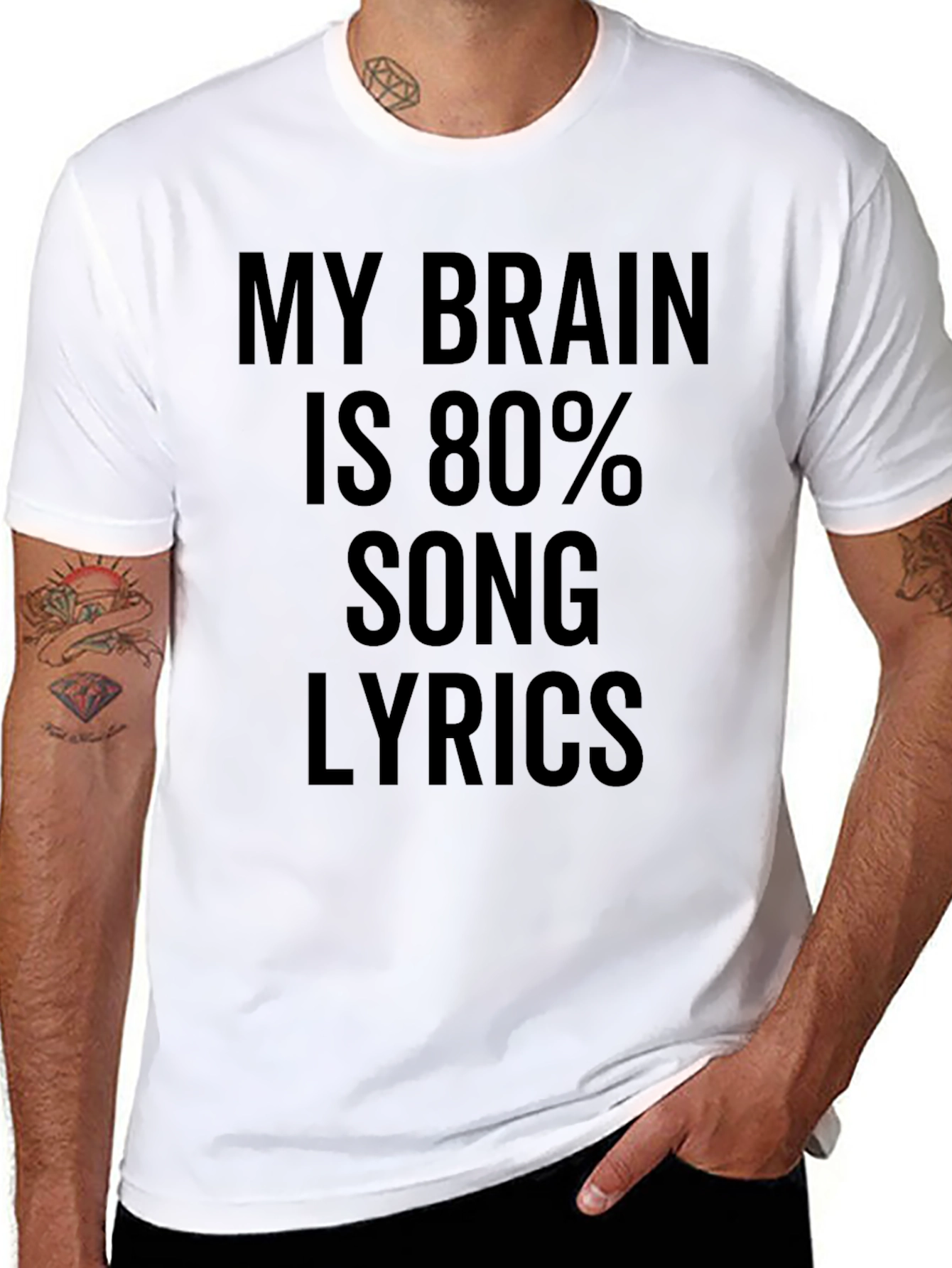 Song Lyrics T-Shirt - Music Lover Tee