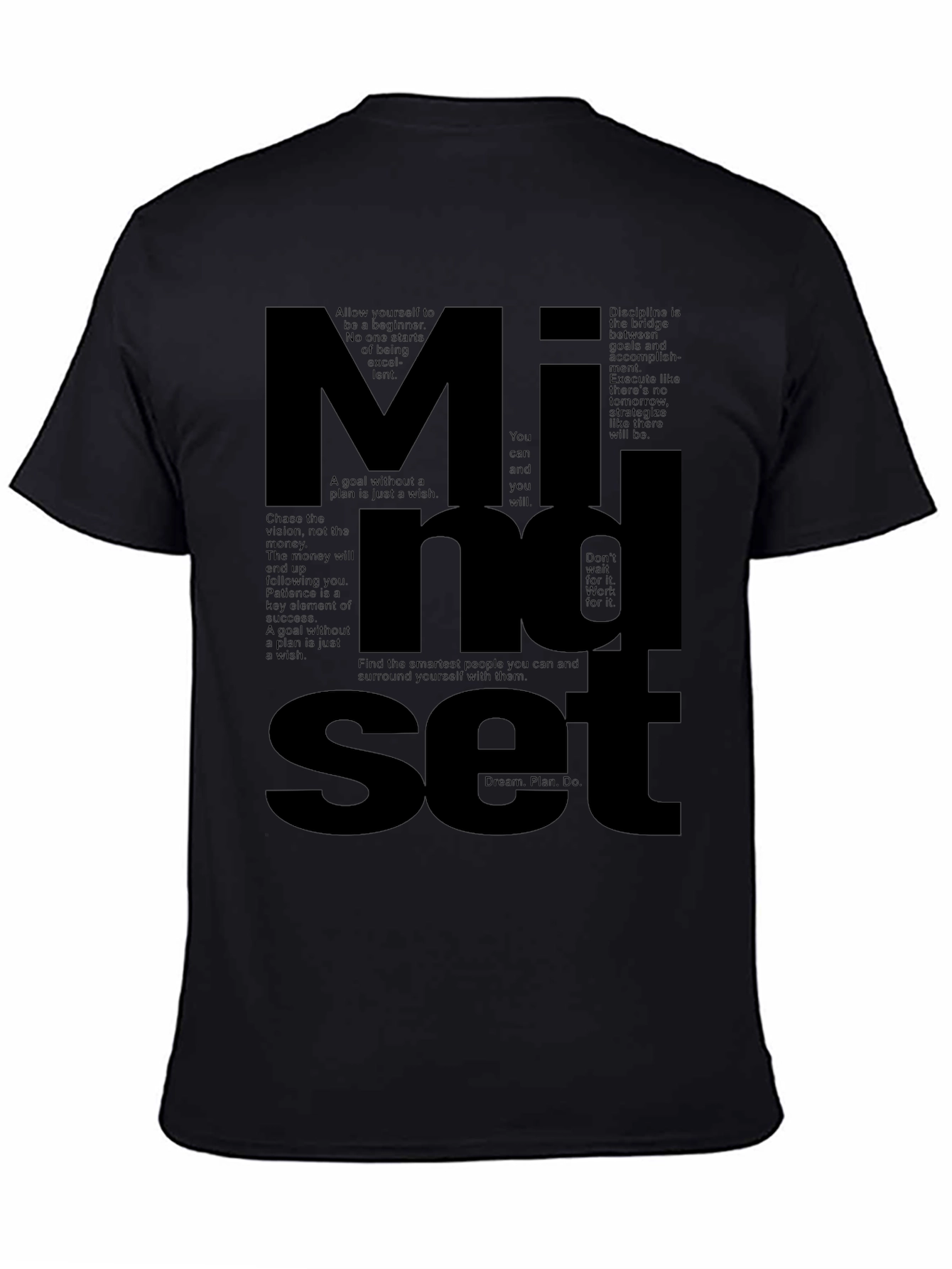 Mindset Graphic Tee - Motivational T-Shirt for Men