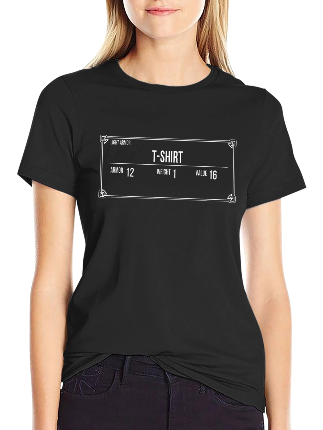 Skyrim T-Shirt - Light Armor Stats