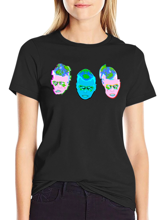 Abstract Face T-Shirt - Unique Graphic Tee