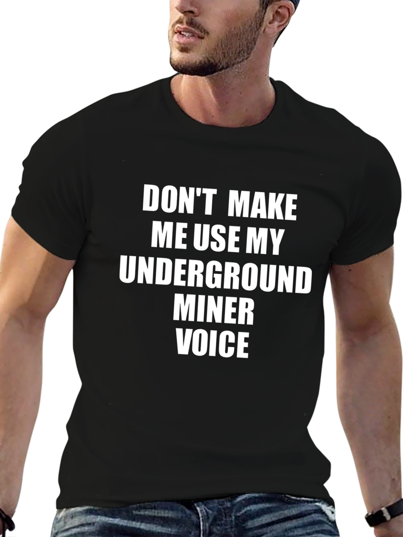 Underground Miner Voice Graphic Tee