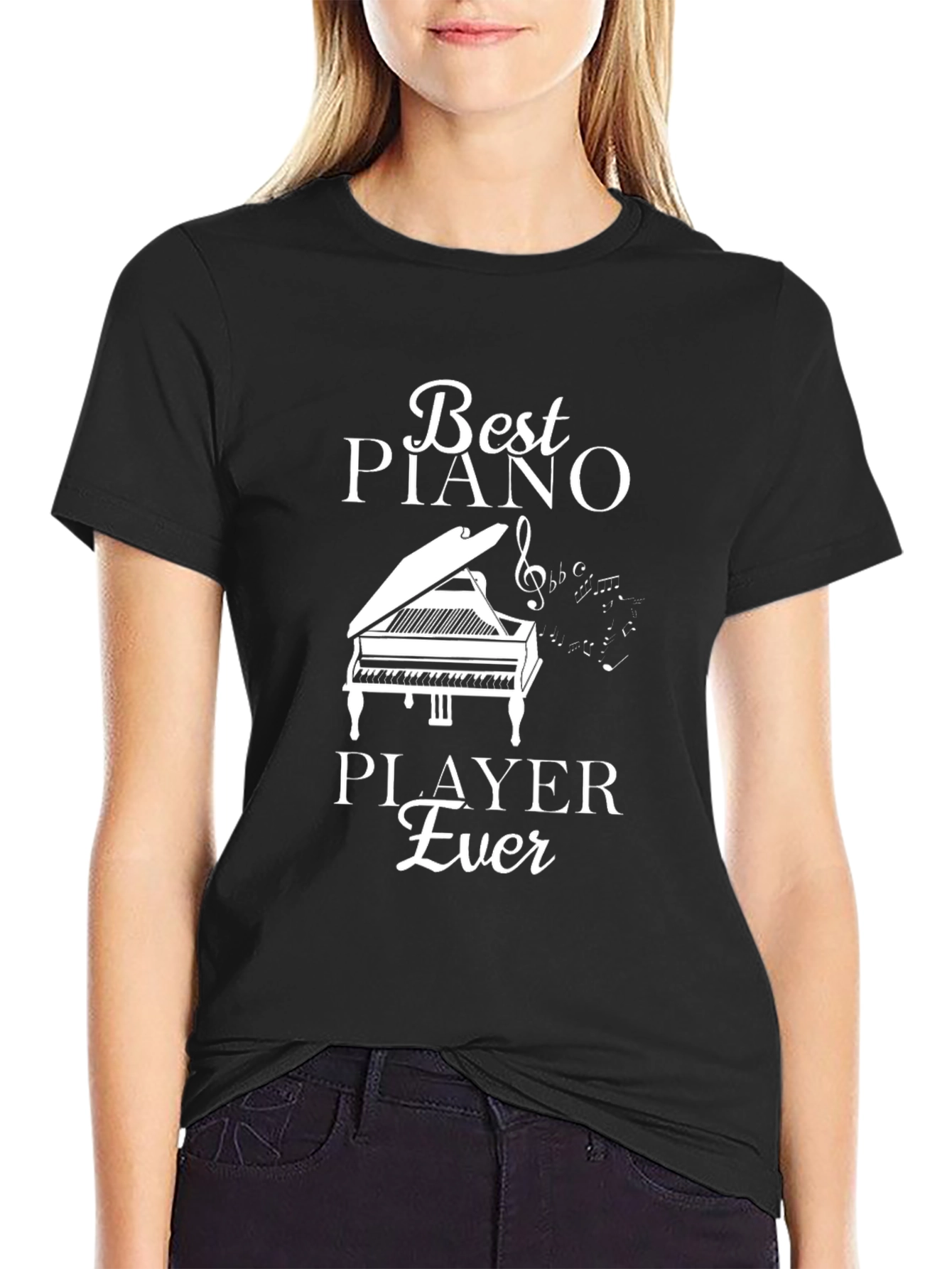 Best Piano Player Ever T-Shirt - Music Lover Gift