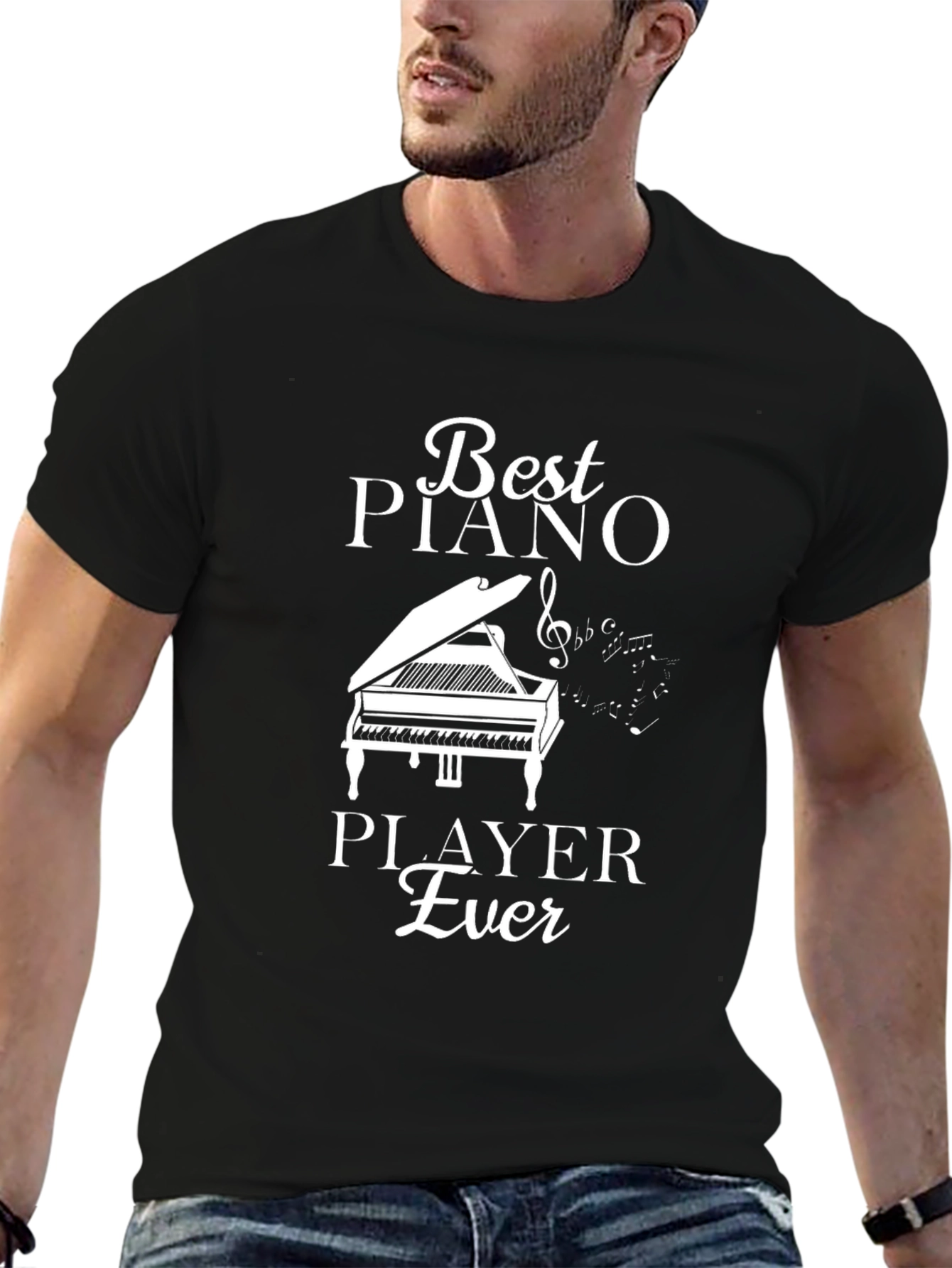 Best Piano Player Ever T-Shirt - Music Lover Gift