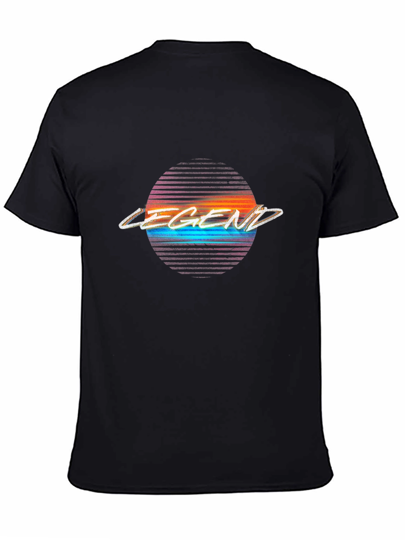 Retro Legend Graphic Tee - Black T-Shirt